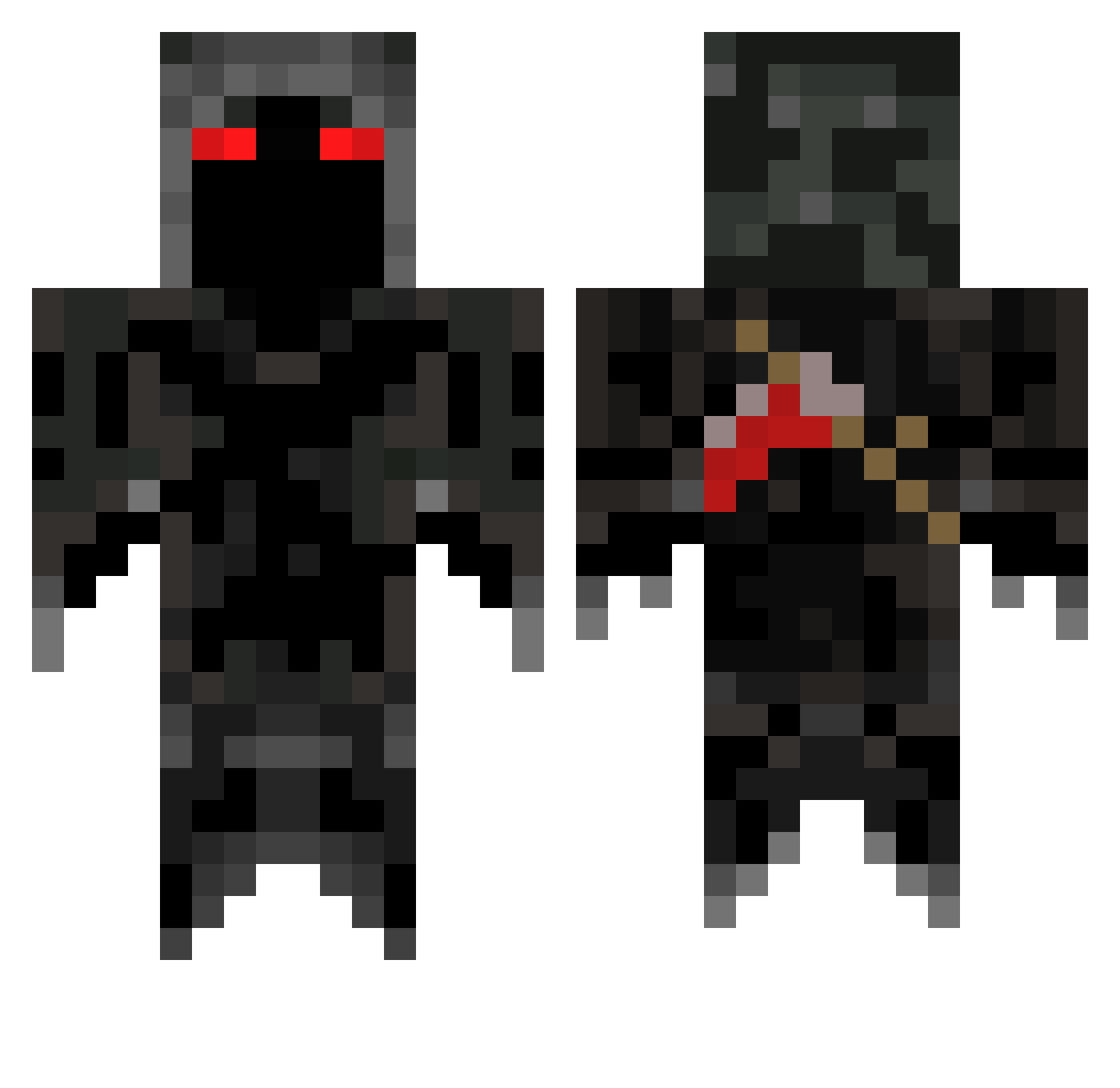 ItzJonhO_o Minecraft skin, front and back view