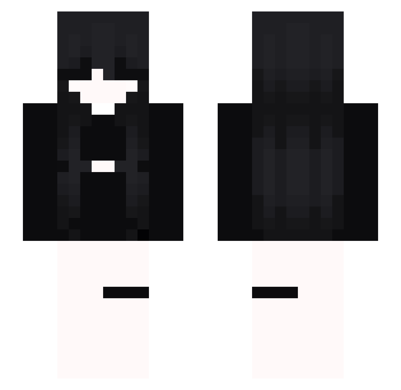 tioTOP_ Minecraft skin, front and back view