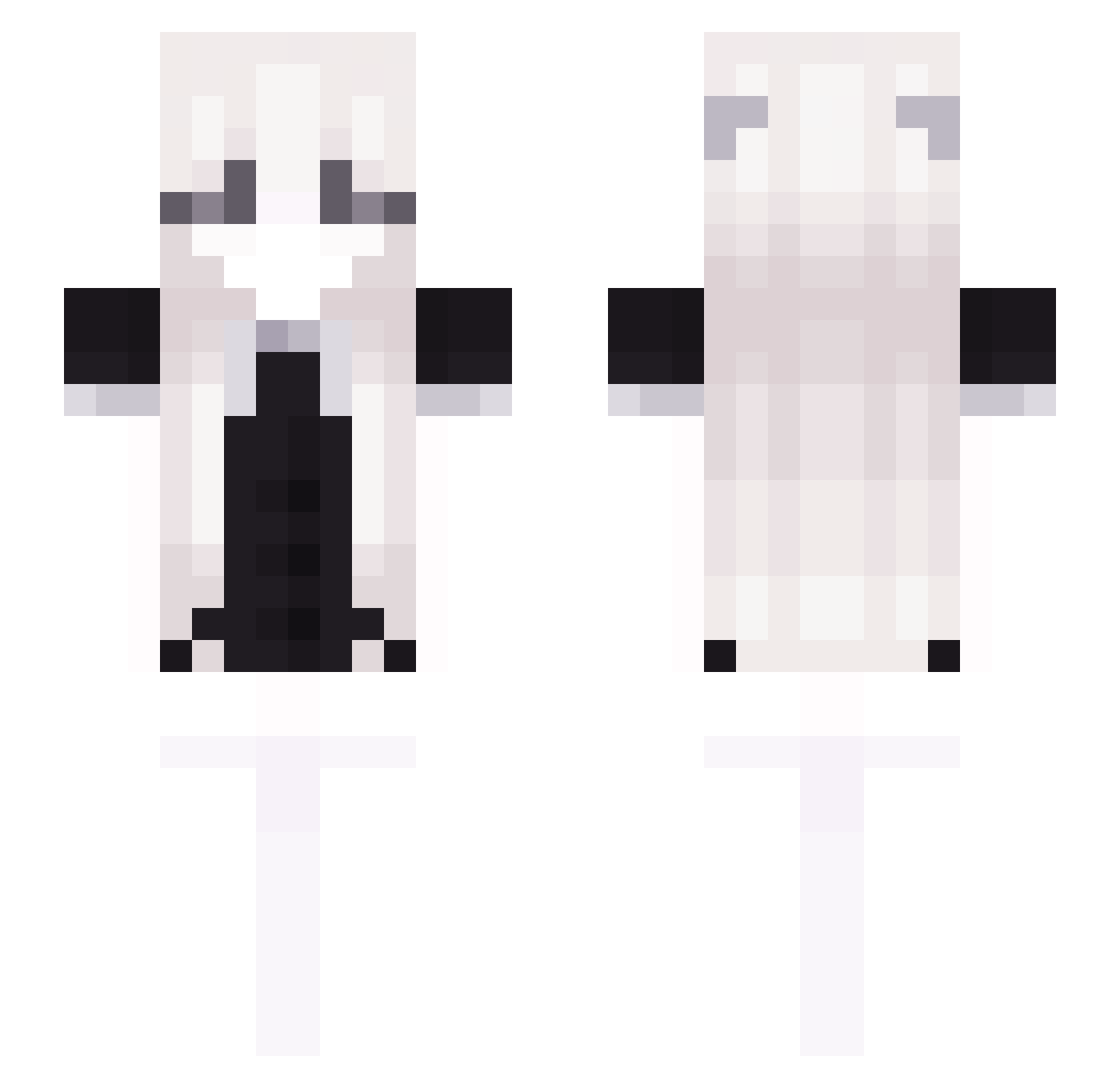 Veksix_ Minecraft skin, front and back view