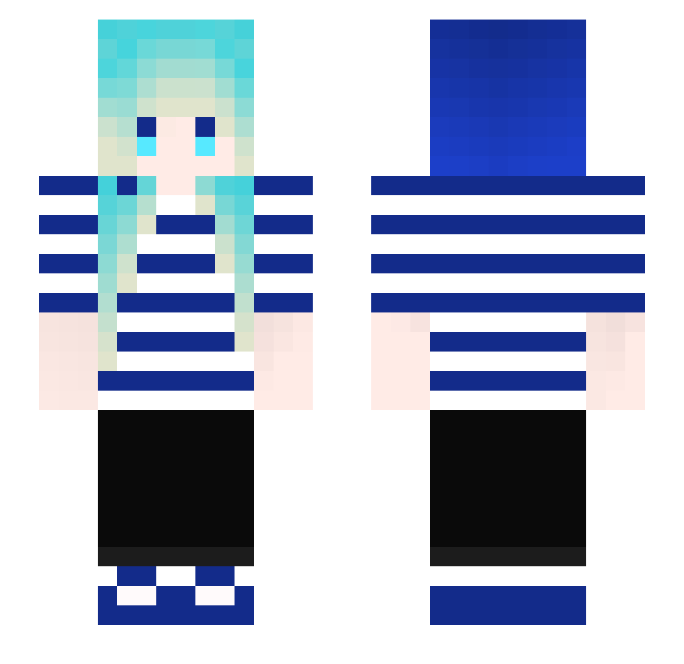 sone_nuno Minecraft skin, front and back view