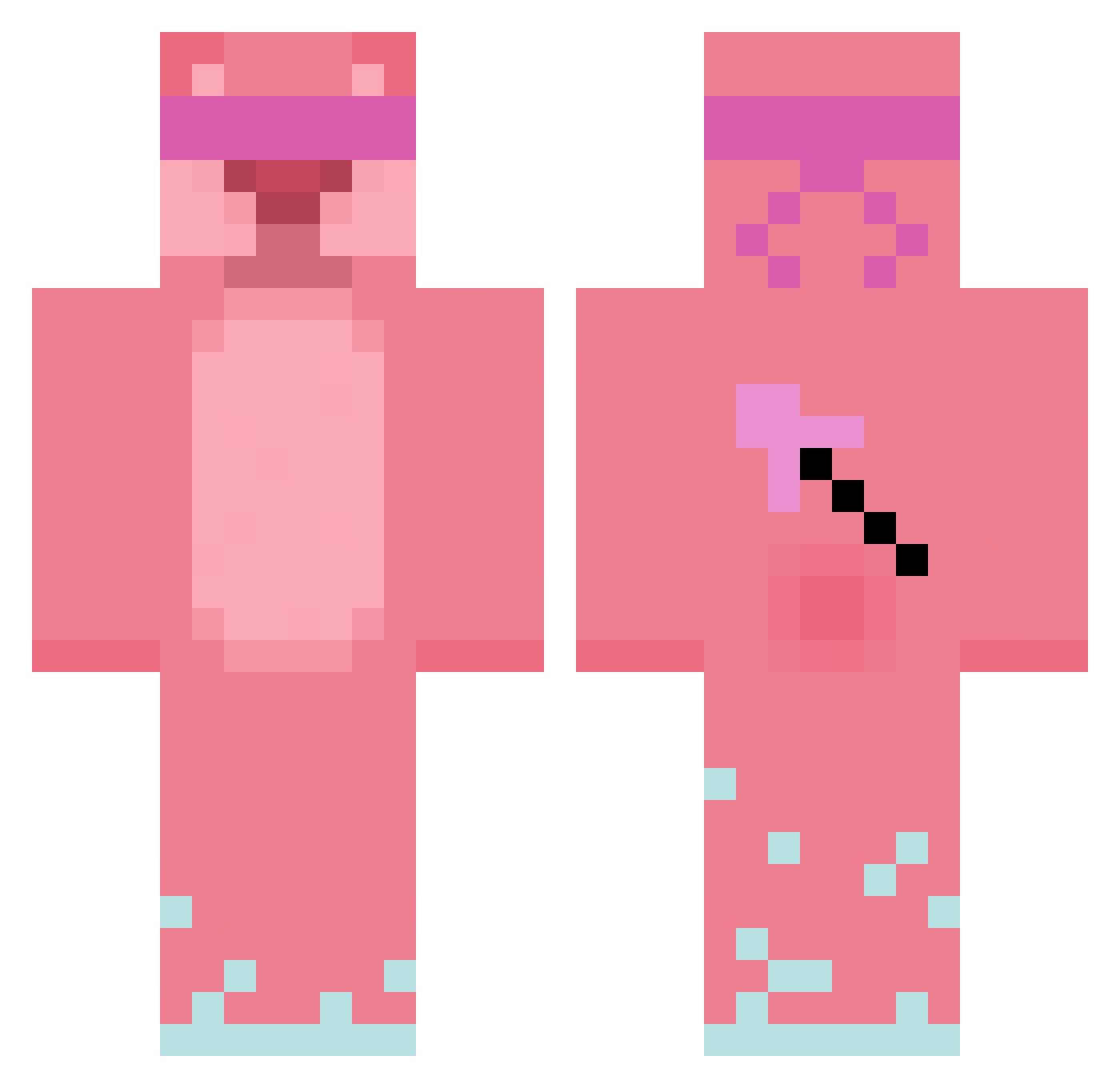 kevonor123 Minecraft skin, front and back view
