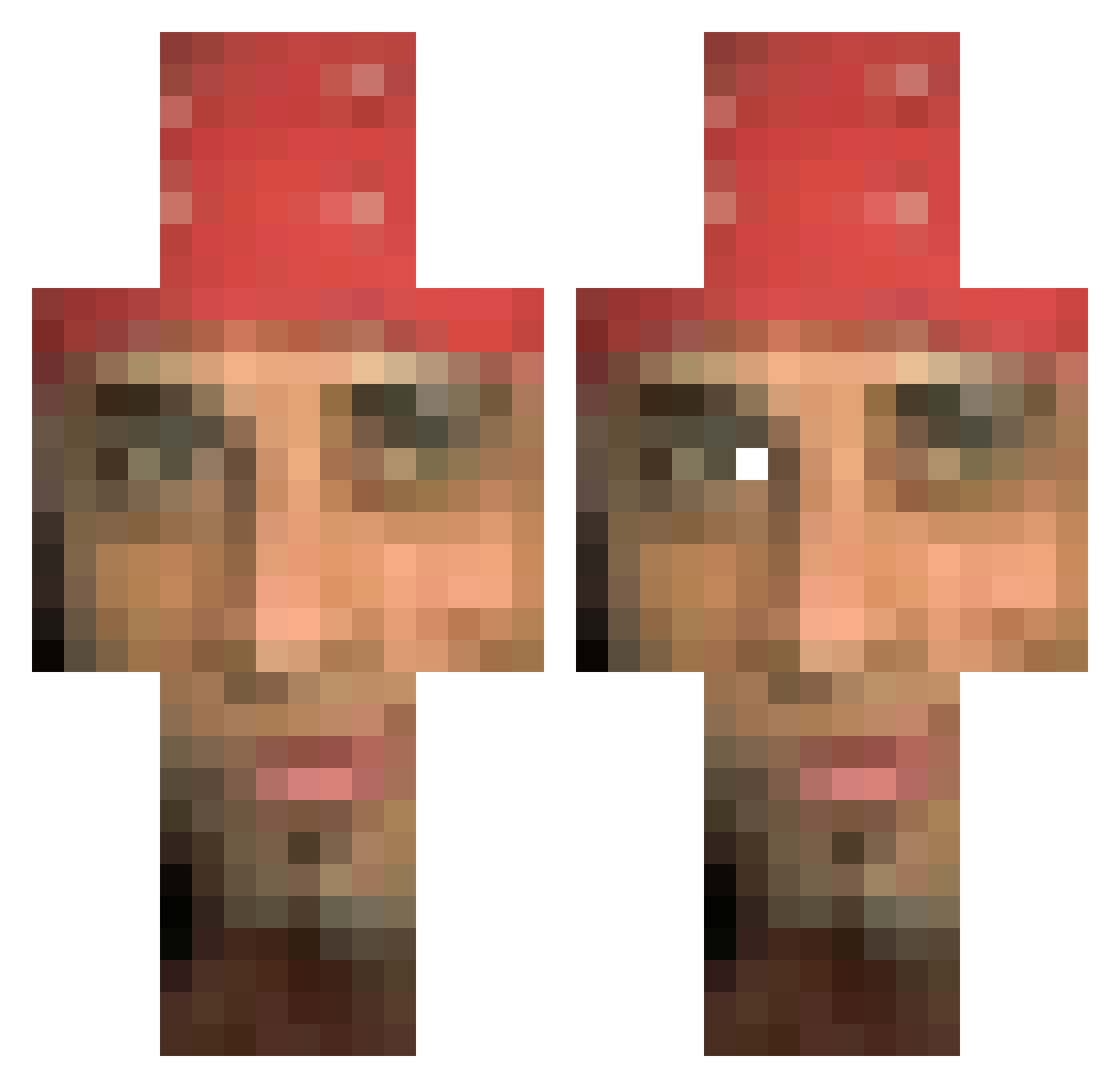 Trollek__ Minecraft skin, front and back view