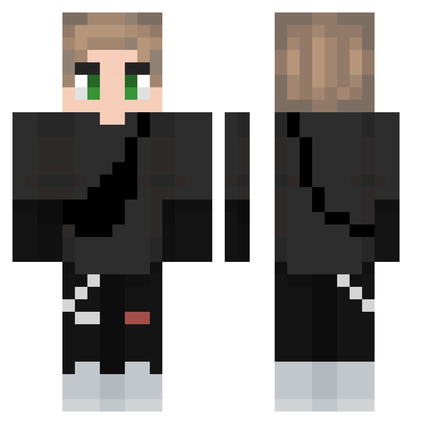 zzzz123d Minecraft skin, front and back view
