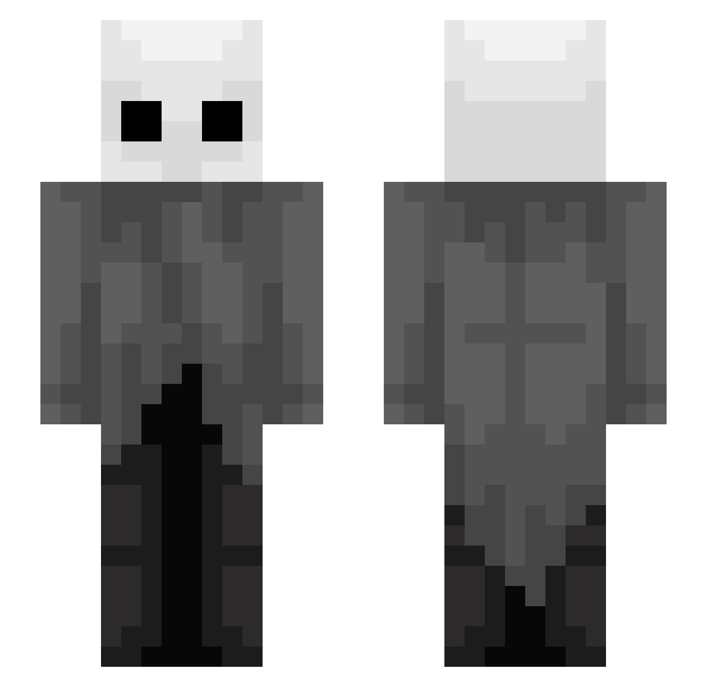 Maxarino Minecraft skin, front and back view