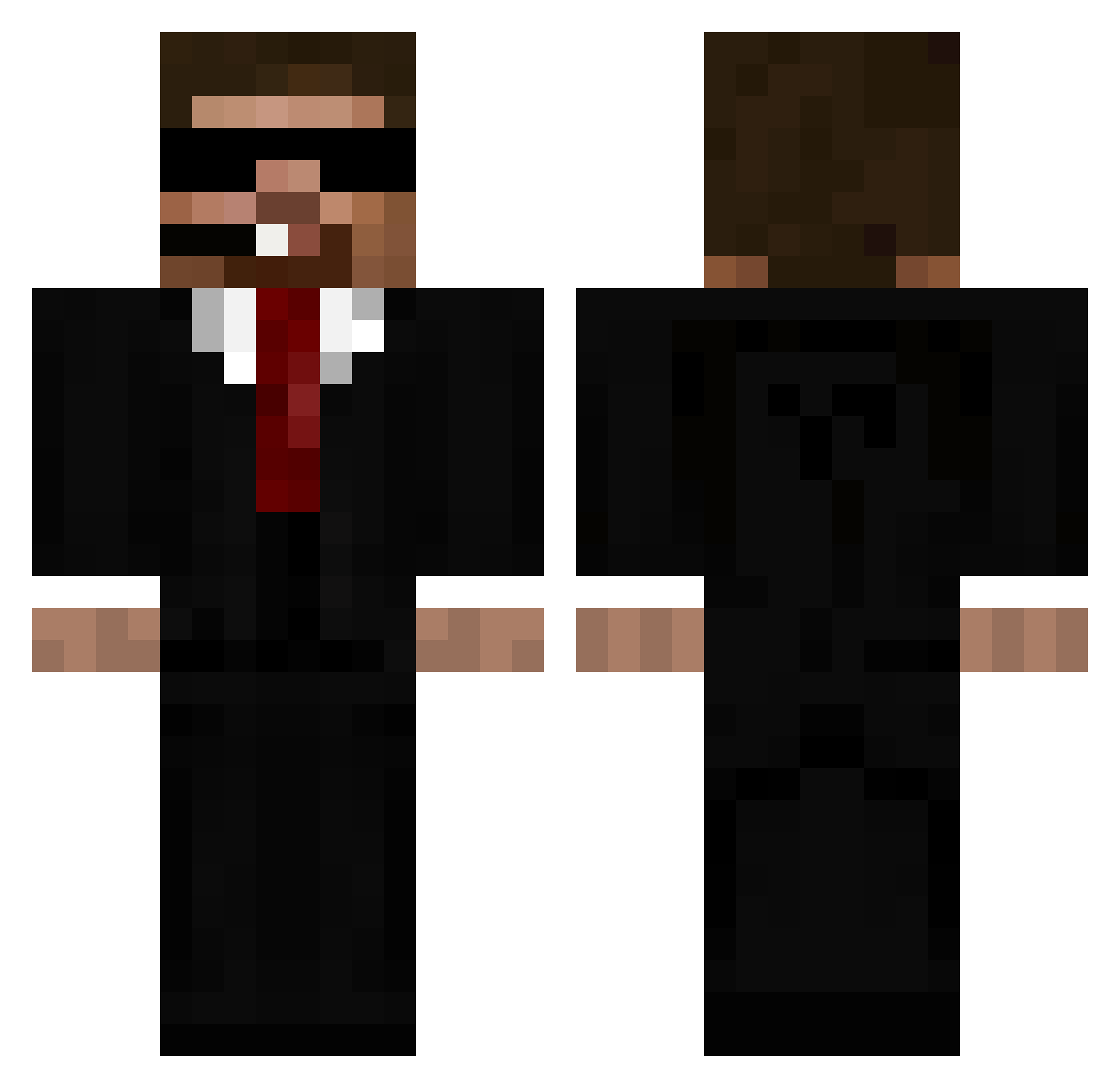 roalqkt Minecraft skin, front and back view