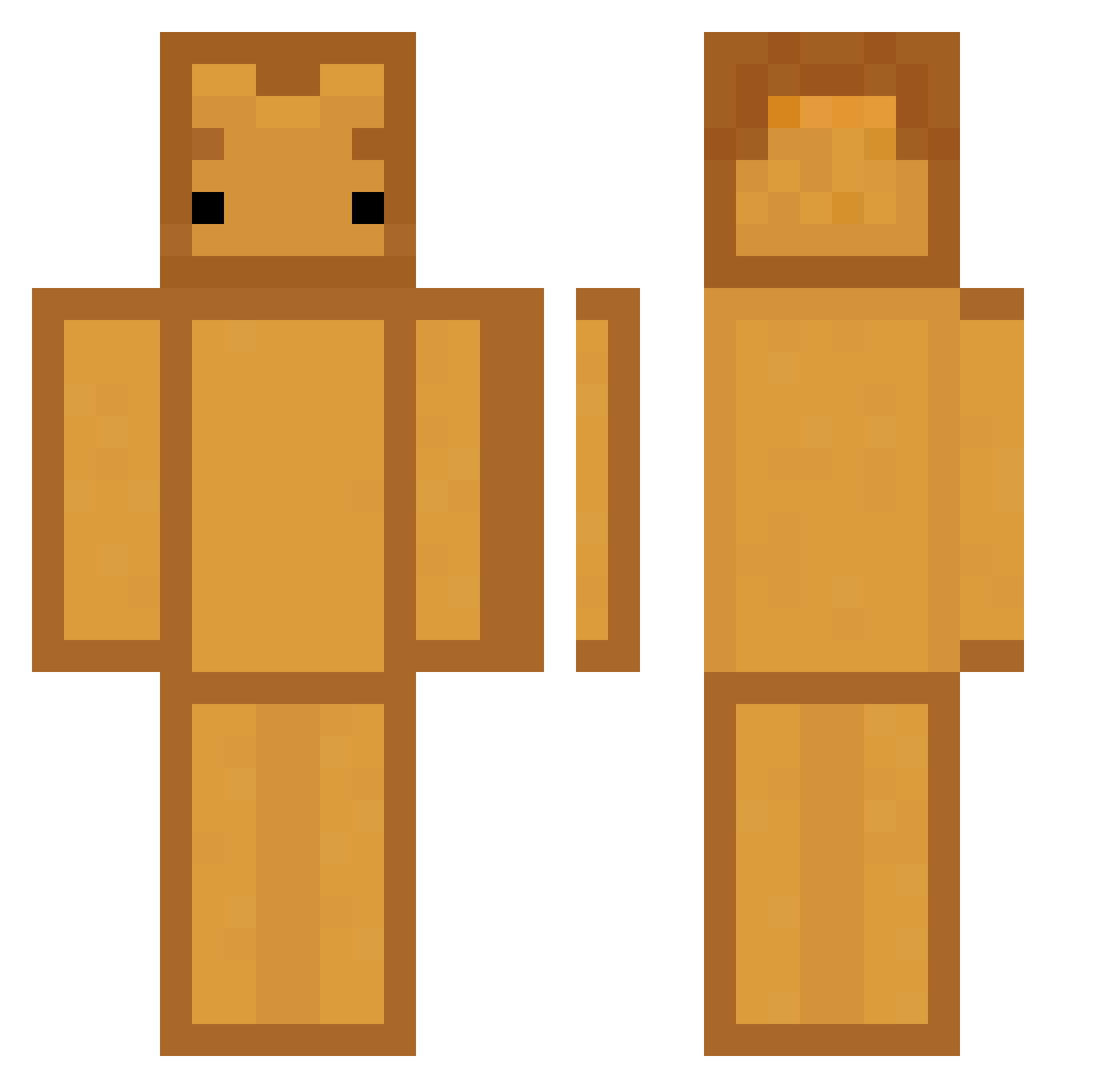 t4ffyn Minecraft skin, front and back view