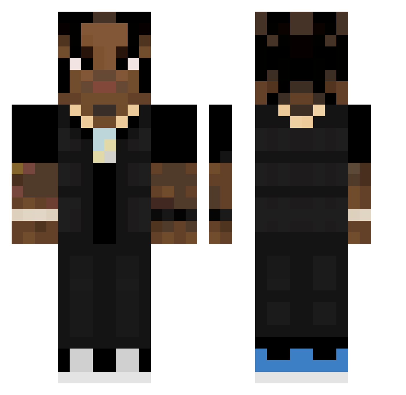 _Don_Toliver Minecraft skin, front and back view