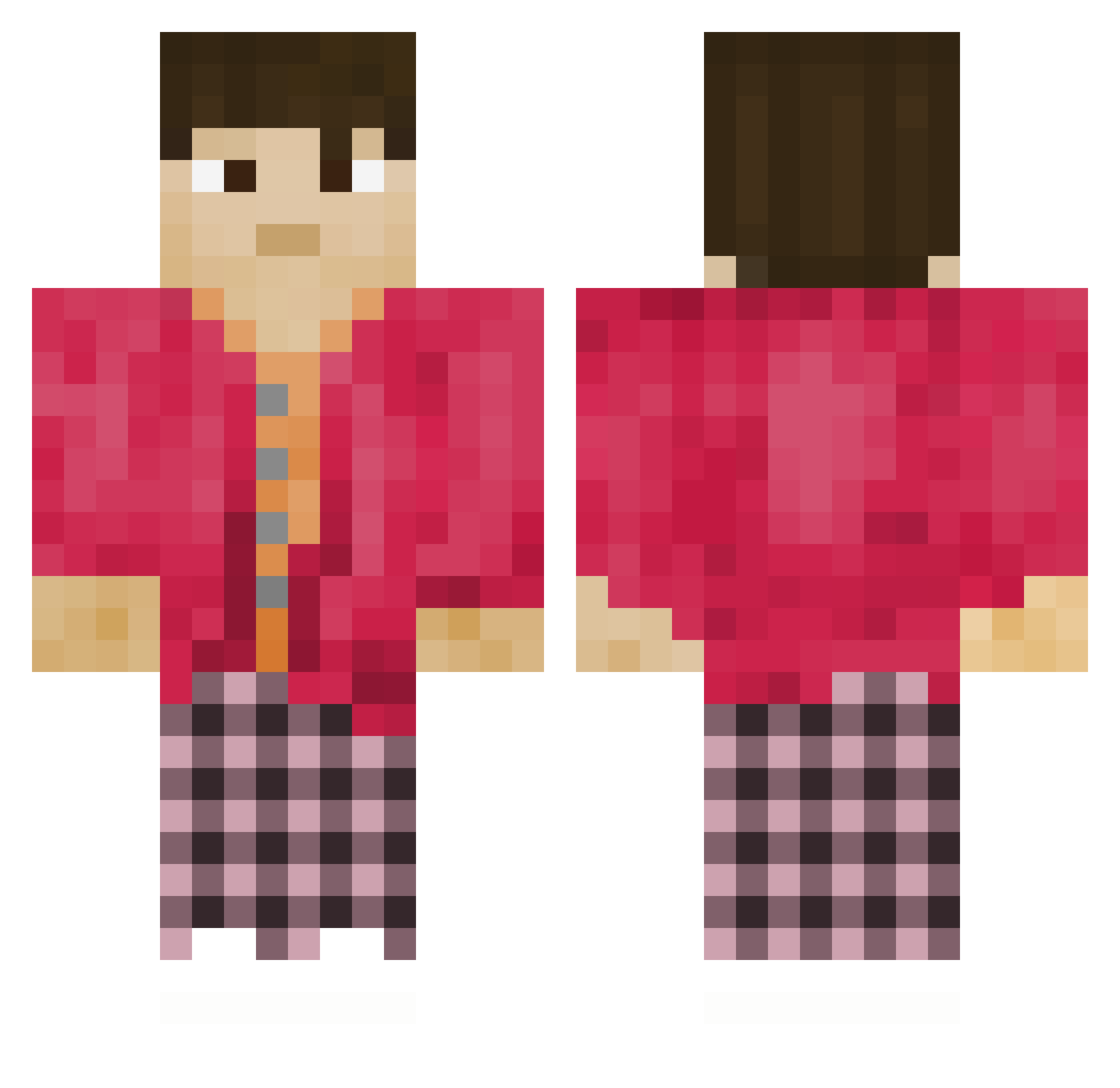 Type_228_ Minecraft skin, front and back view