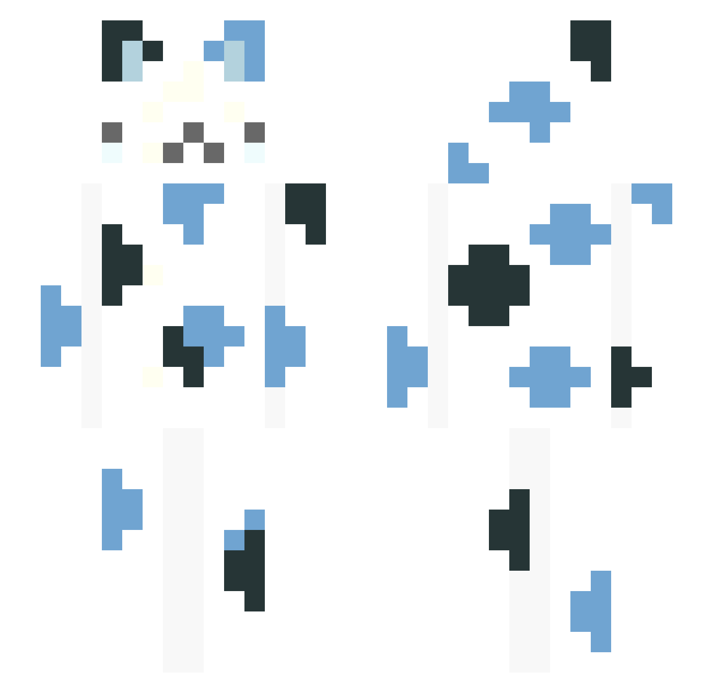 r349rju204rtu239 Minecraft skin, front and back view