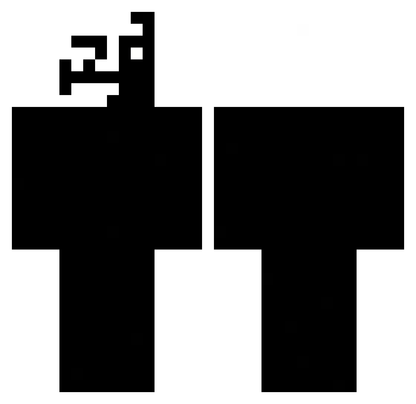 stuckinadream1 Minecraft skin, front and back view