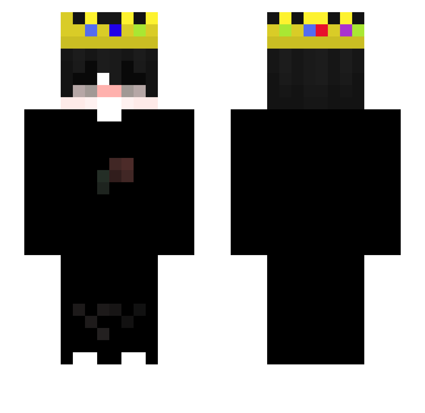 trapslayer_ Minecraft skin, front and back view