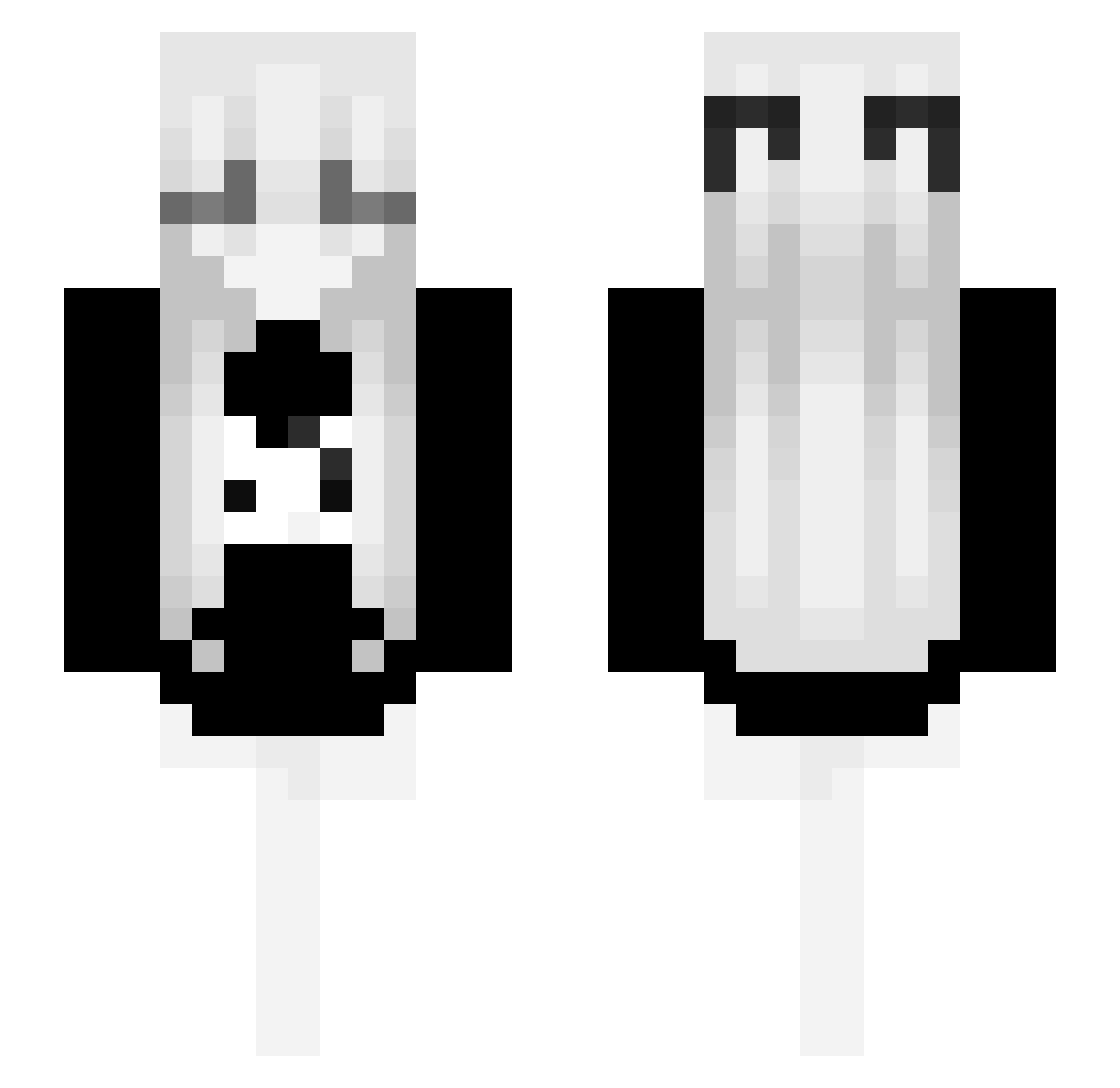Xrios_Dtapper Minecraft skin, front and back view
