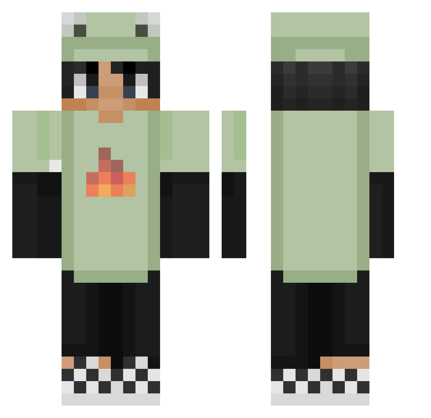 ian_garcia14 Minecraft skin, front and back view