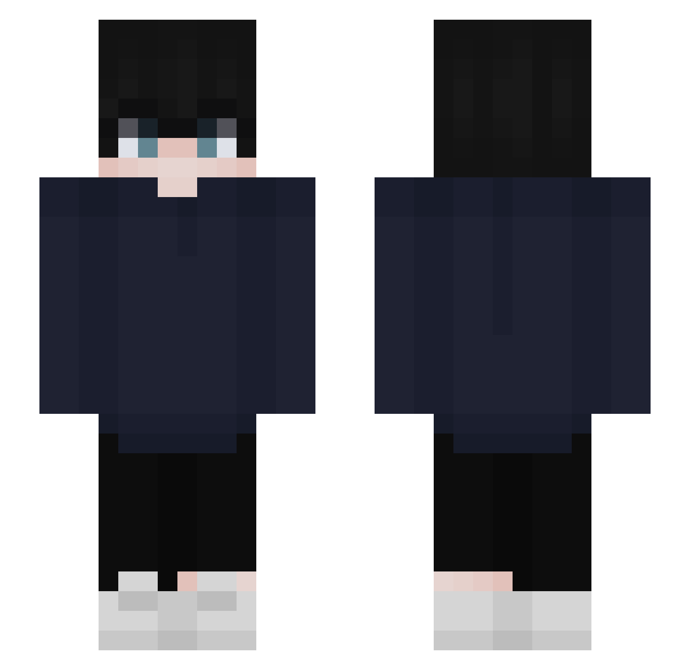 zSiimo_ Minecraft skin, front and back view