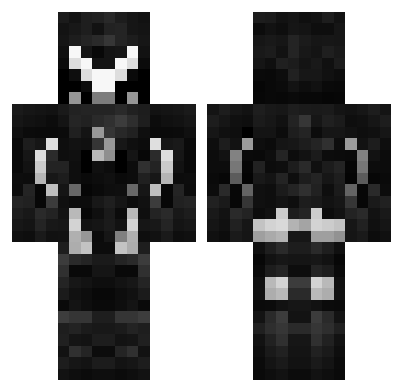wolff1202 Minecraft skin, front and back view