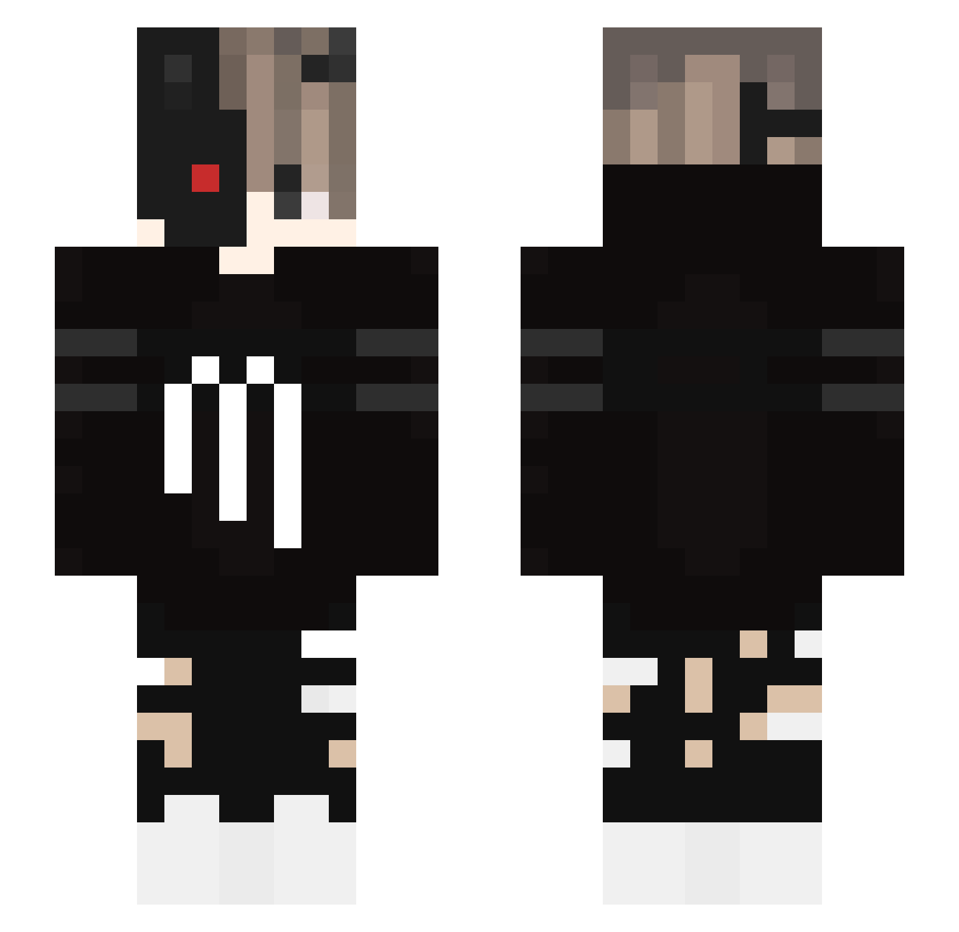 yamen_gbna Minecraft skin, front and back view