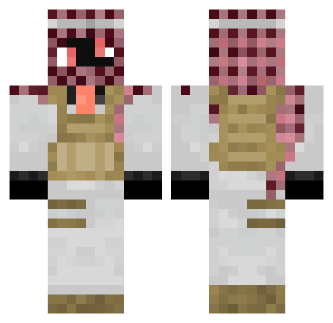 43antonn Minecraft skin, front and back view