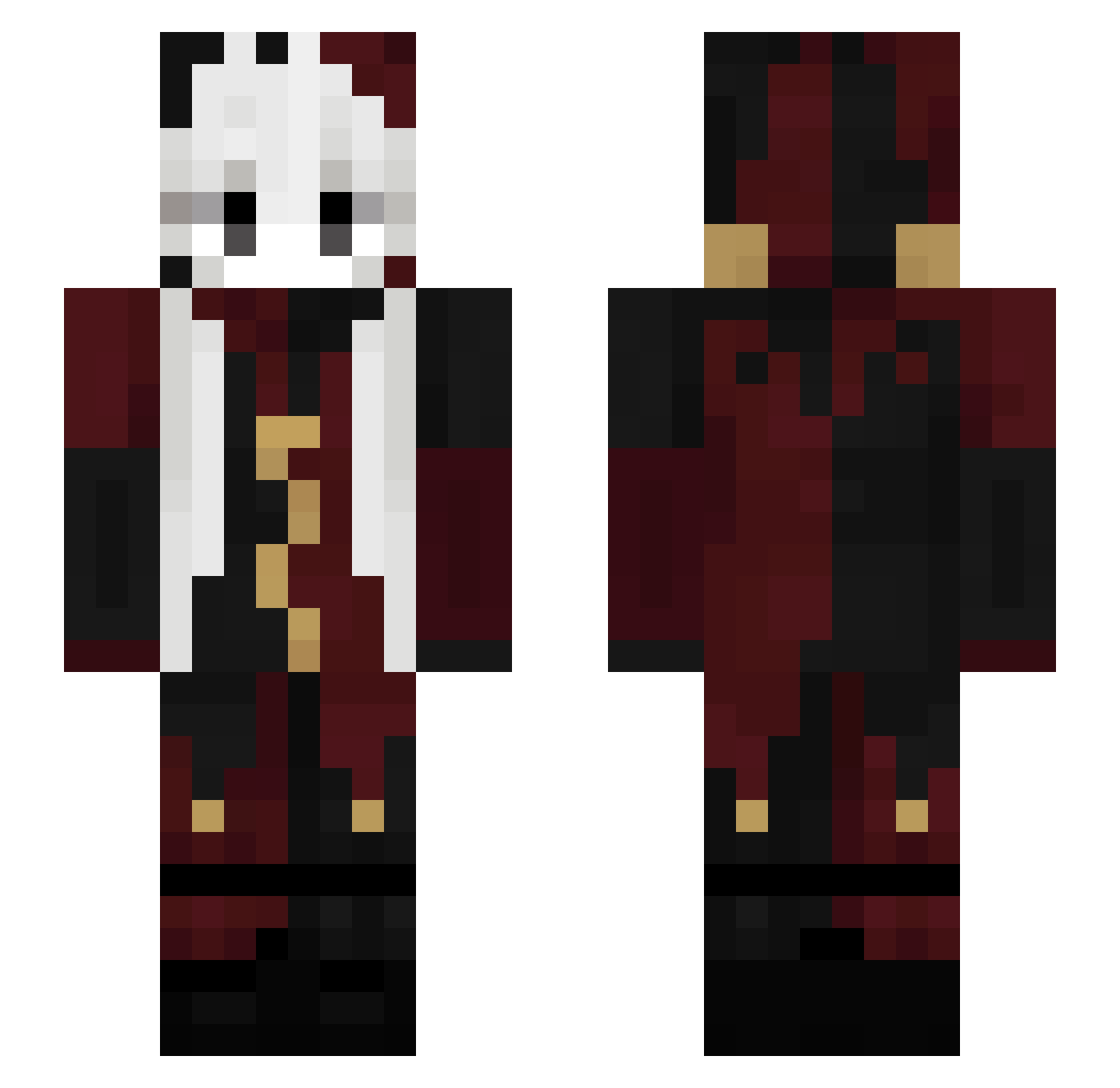 renhui_awa Minecraft skin, front and back view