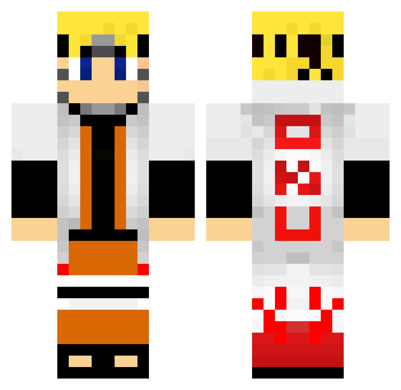 JosefMaria Minecraft skin, front and back view