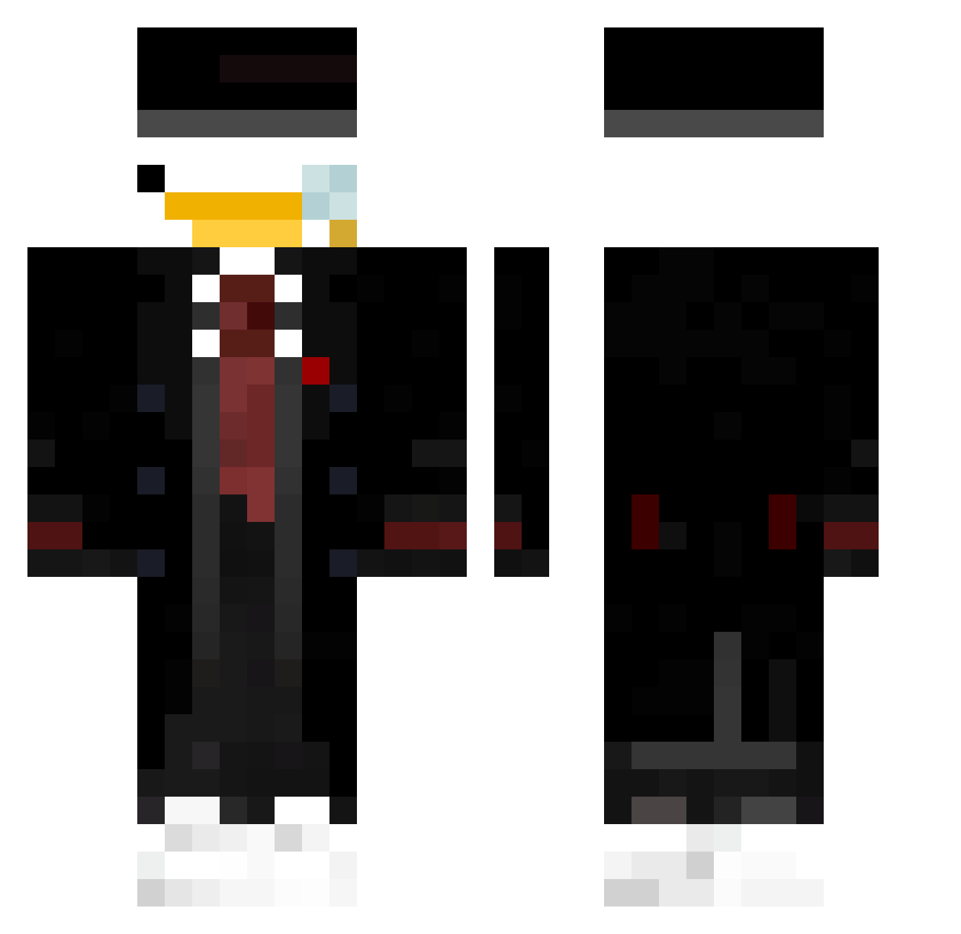 MrMehmet37 Minecraft skin, front and back view