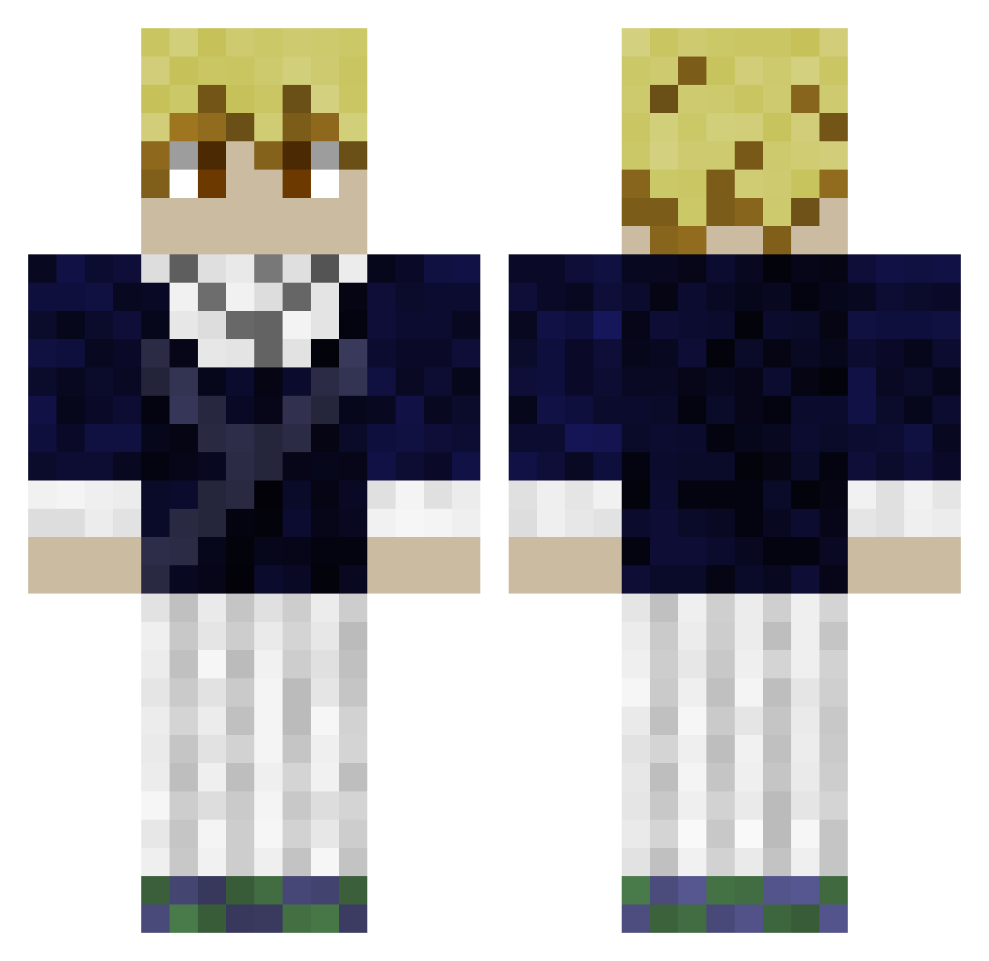 felixcroul Minecraft skin, front and back view