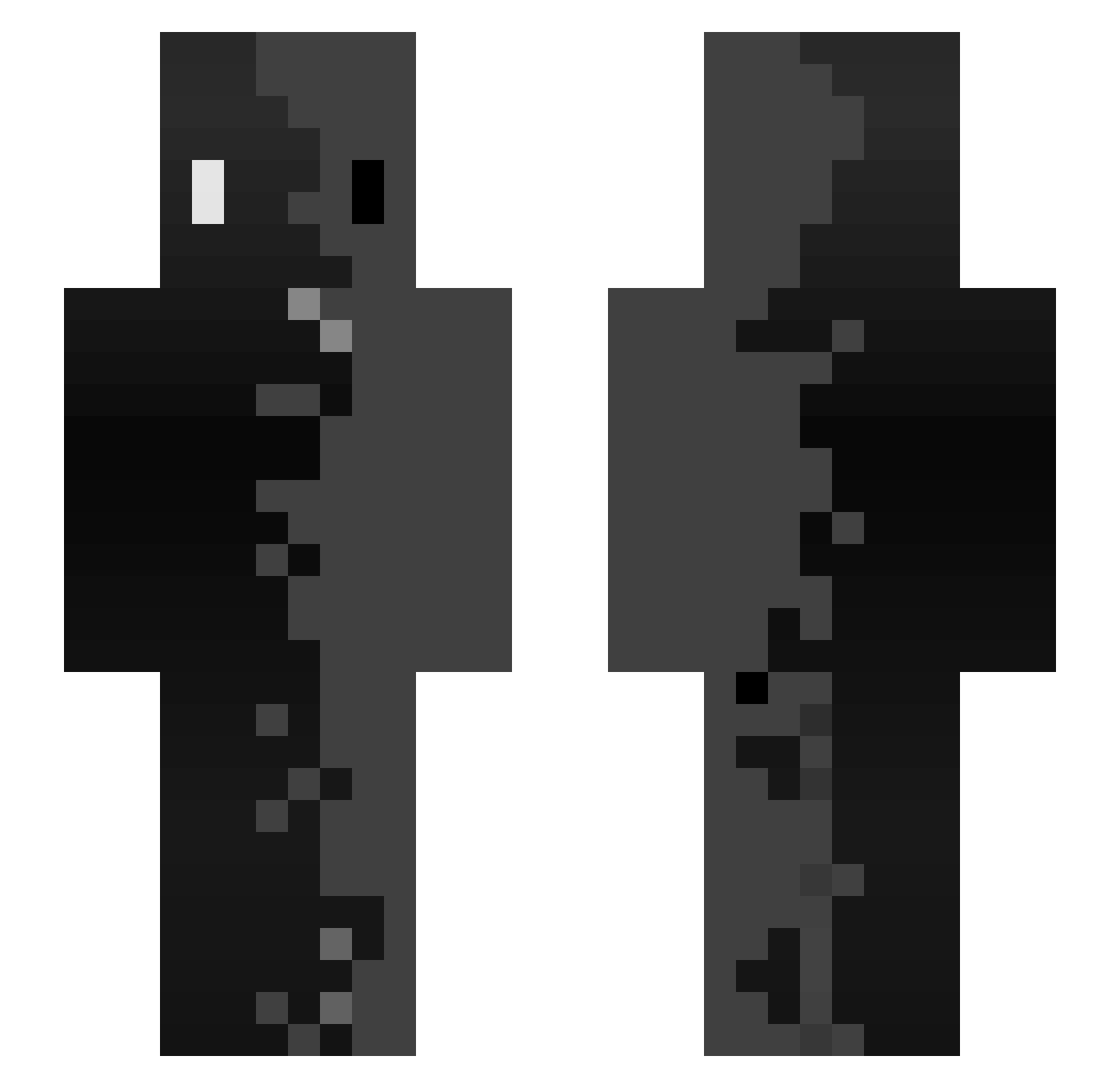 _Cassidy_ Minecraft skin, front and back view