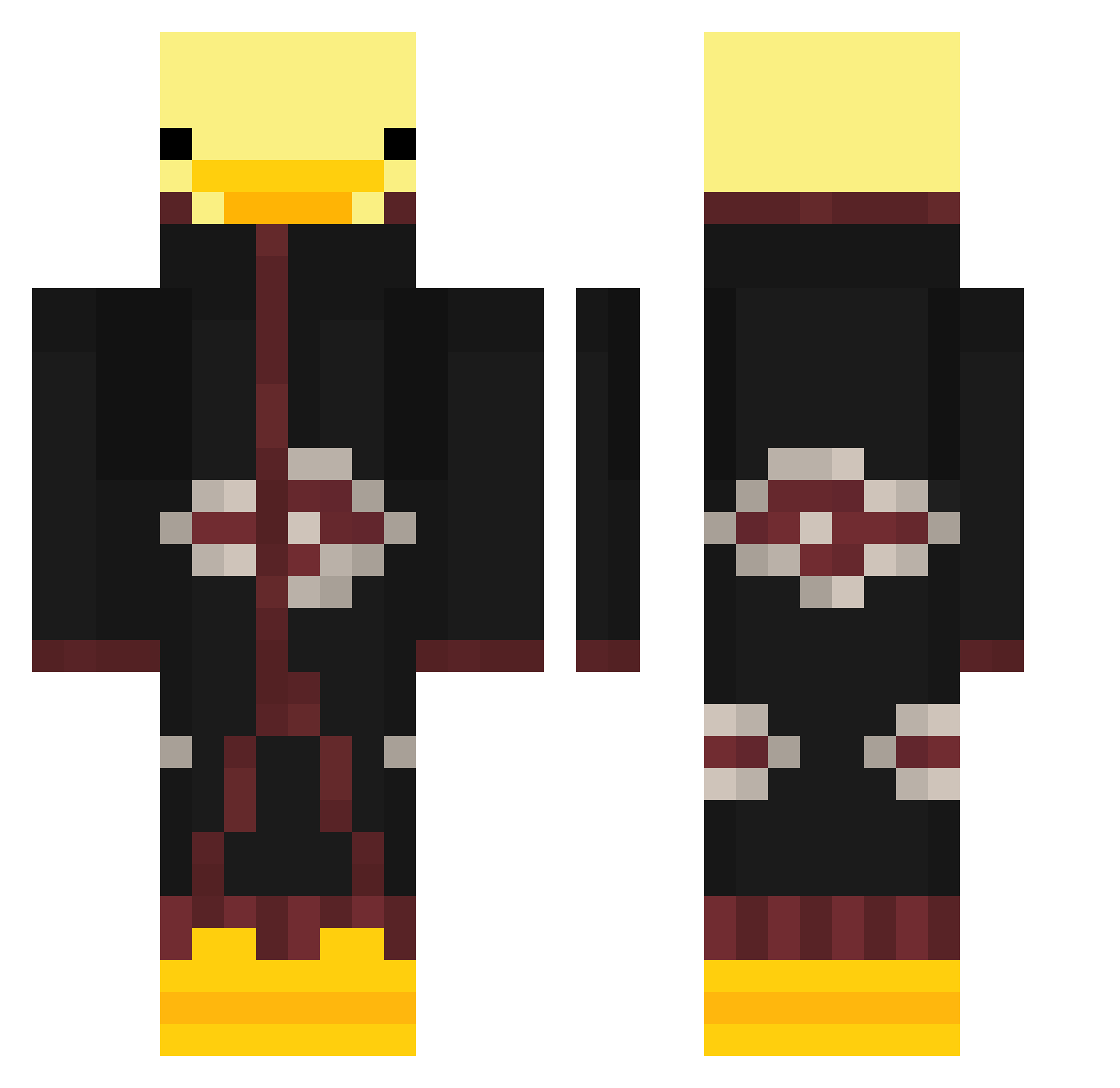 shibaun31 Minecraft skin, front and back view