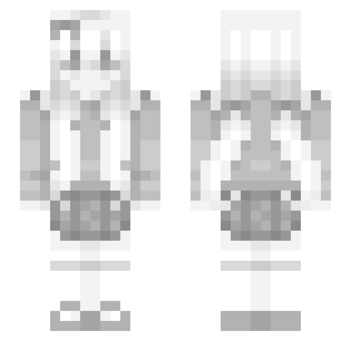 Popo_Cpvpfighter Minecraft skin, front and back view