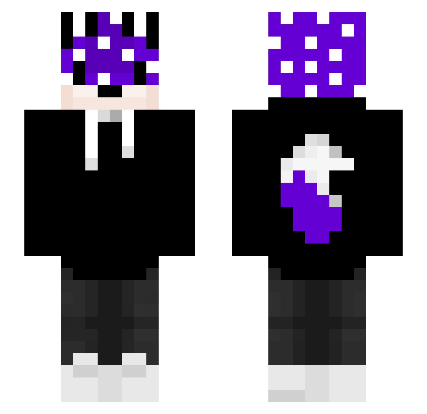 universal_fox7 Minecraft skin, front and back view