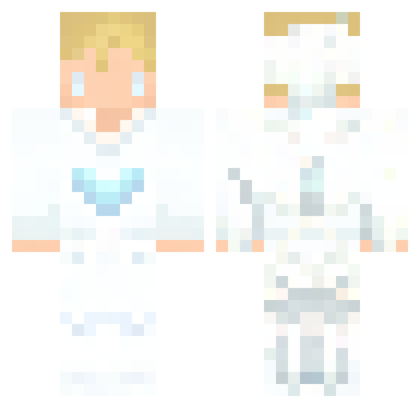TheSpessoto Minecraft skin, front and back view
