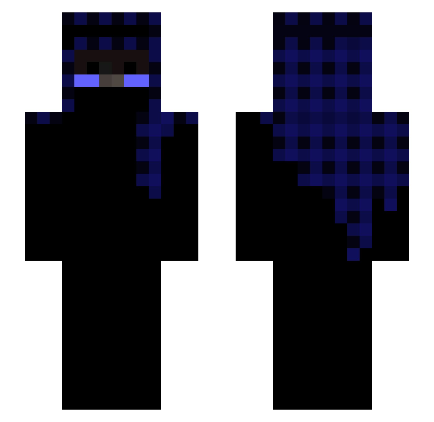 IanDegasis Minecraft skin, front and back view