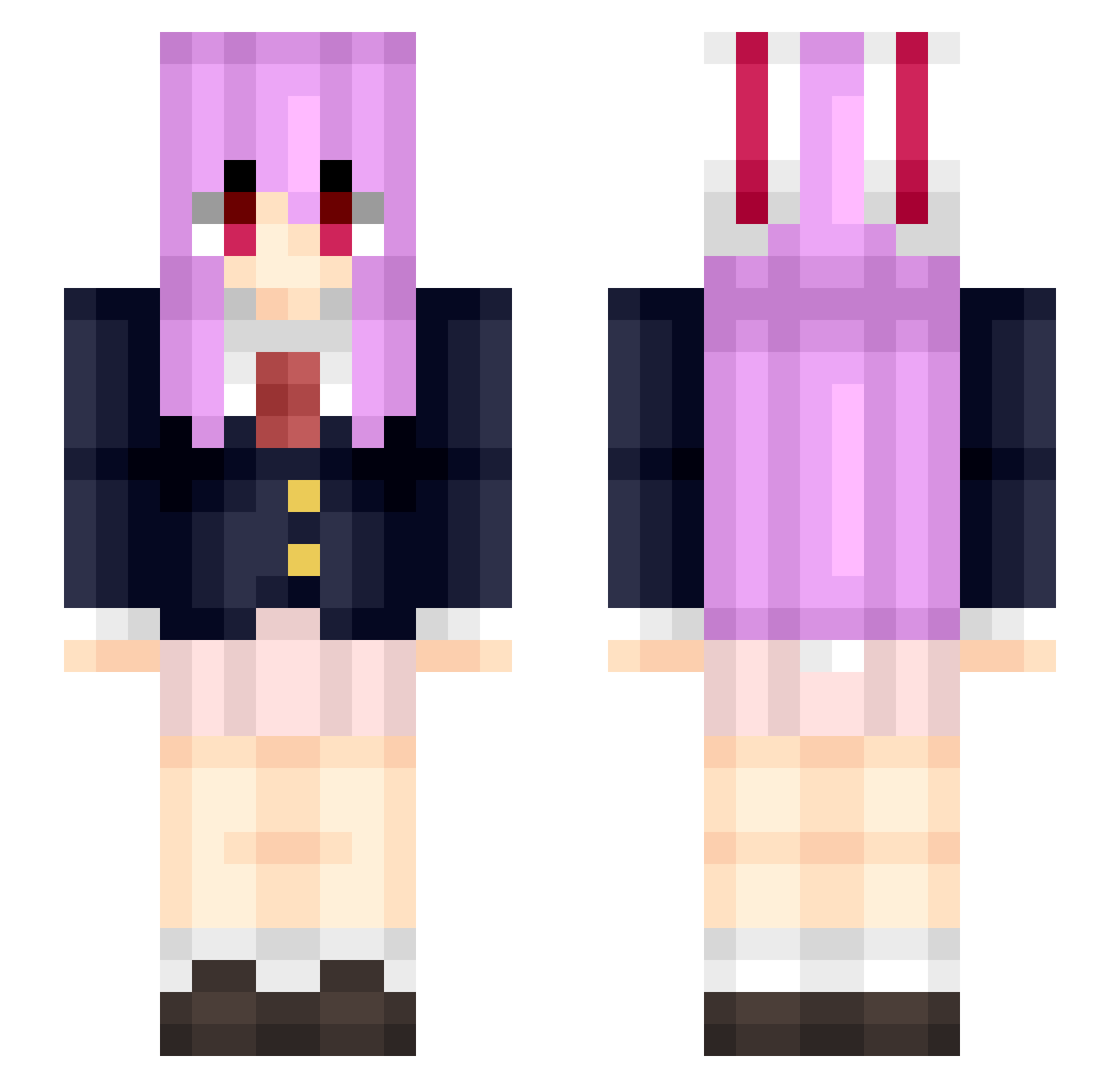 nodle_jette0_0 Minecraft skin, front and back view