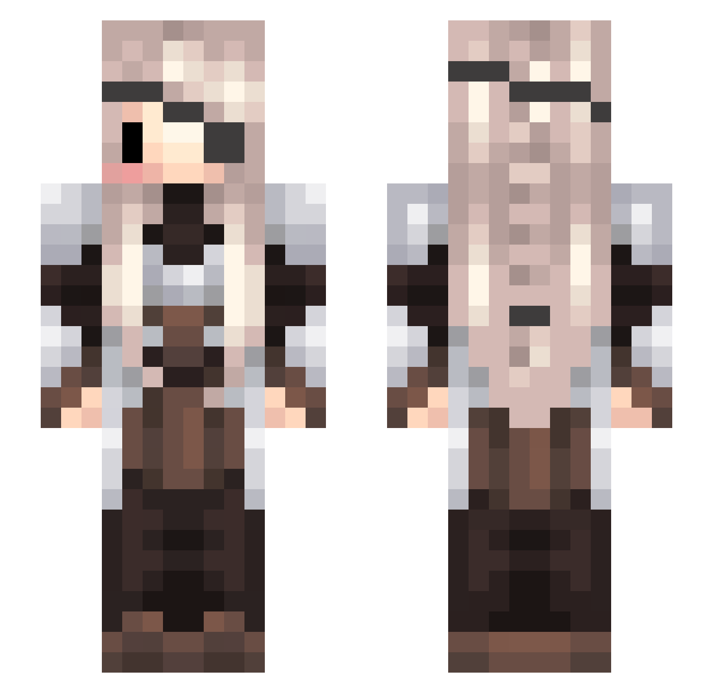 _n9x Minecraft skin, front and back view