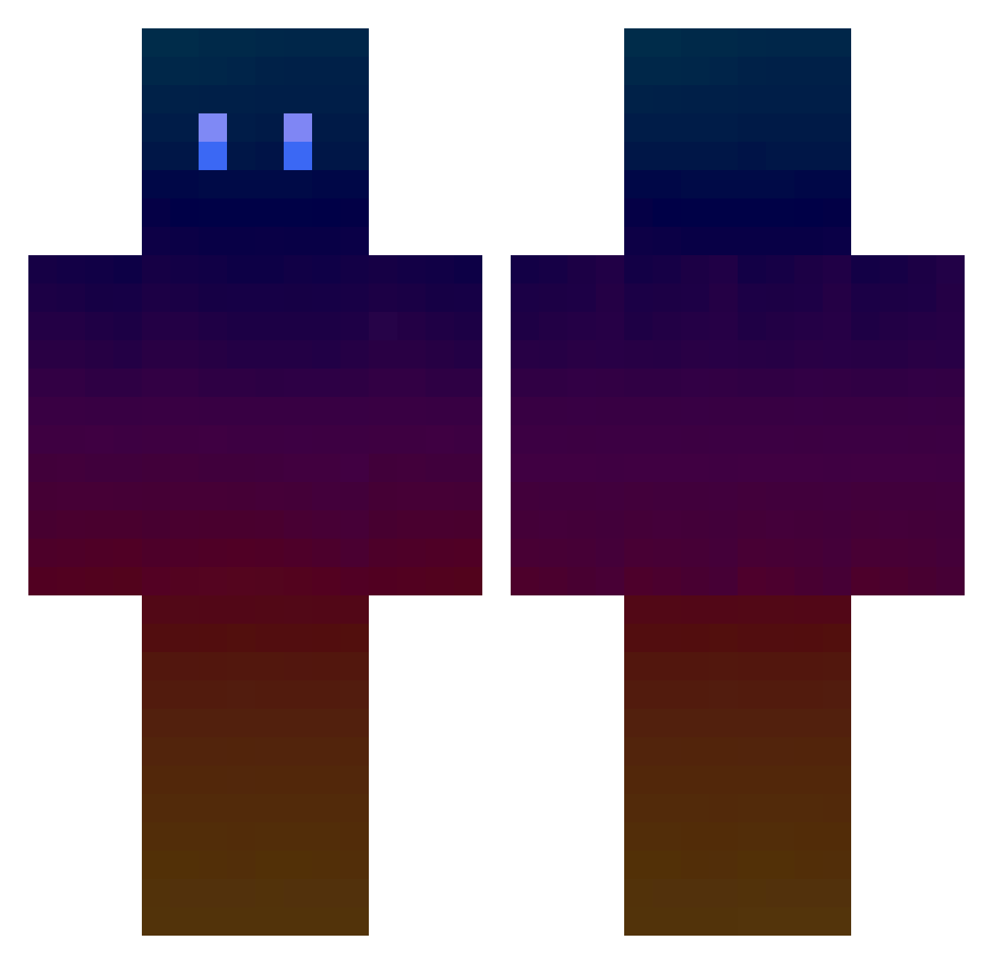 Sunjung_ Minecraft skin, front and back view