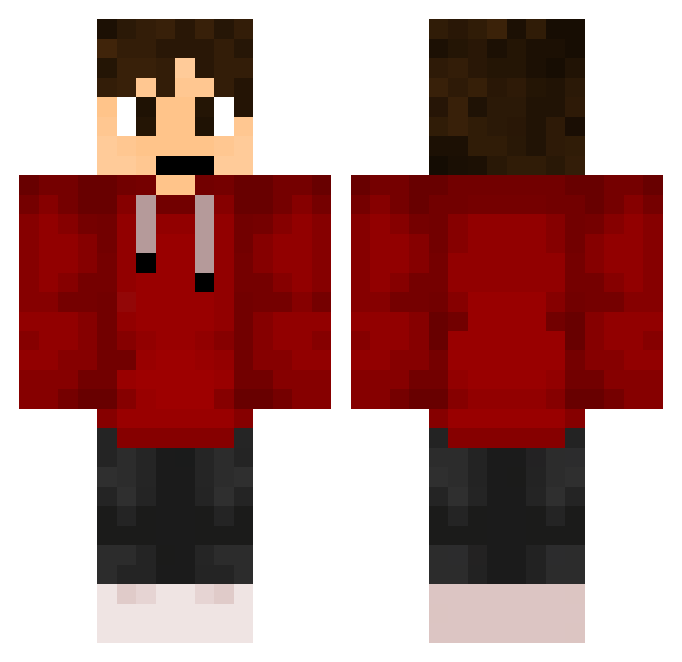 Rs_Alex_G44u Minecraft skin, front and back view