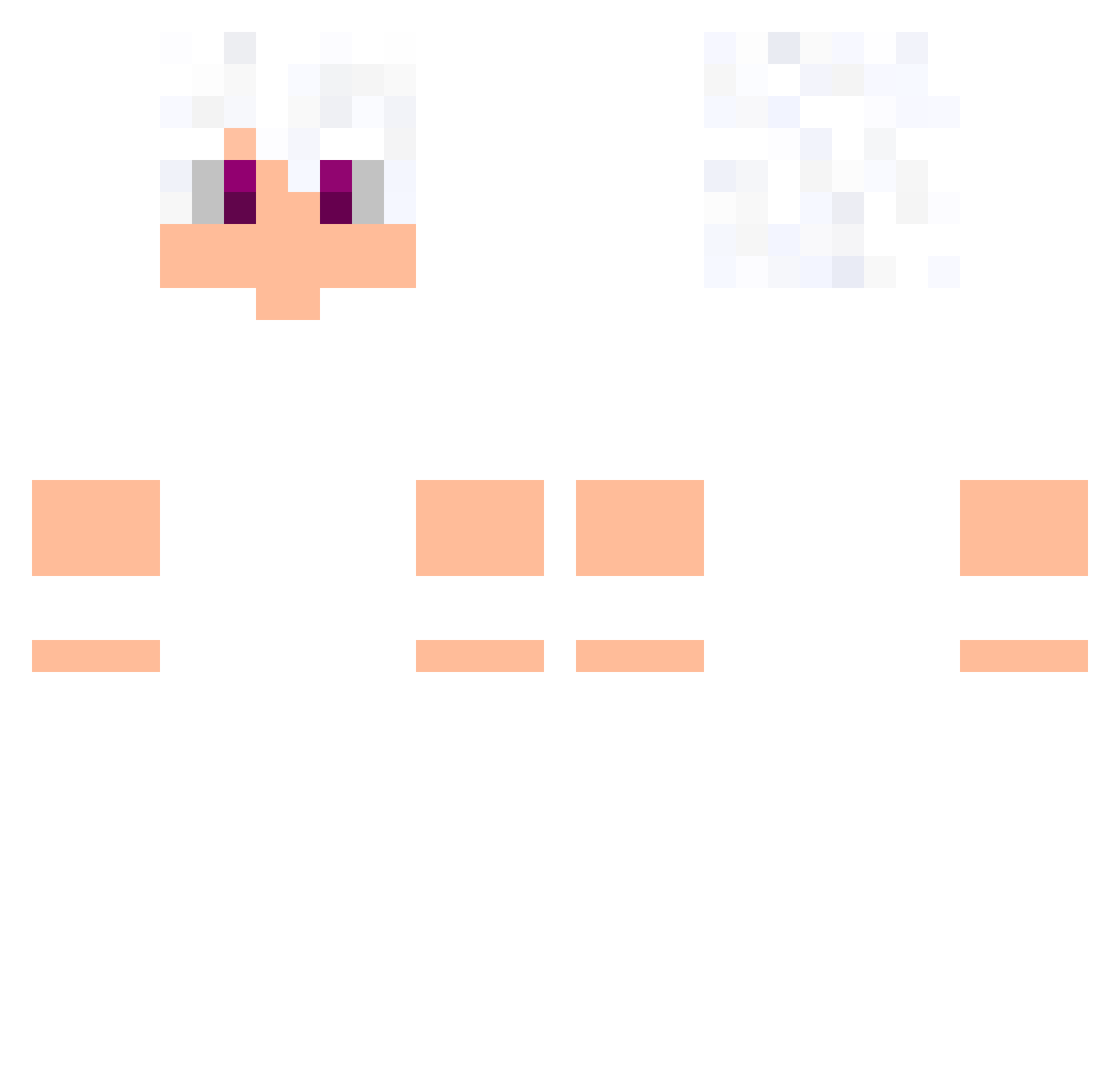 yVanishing Minecraft skin, front and back view