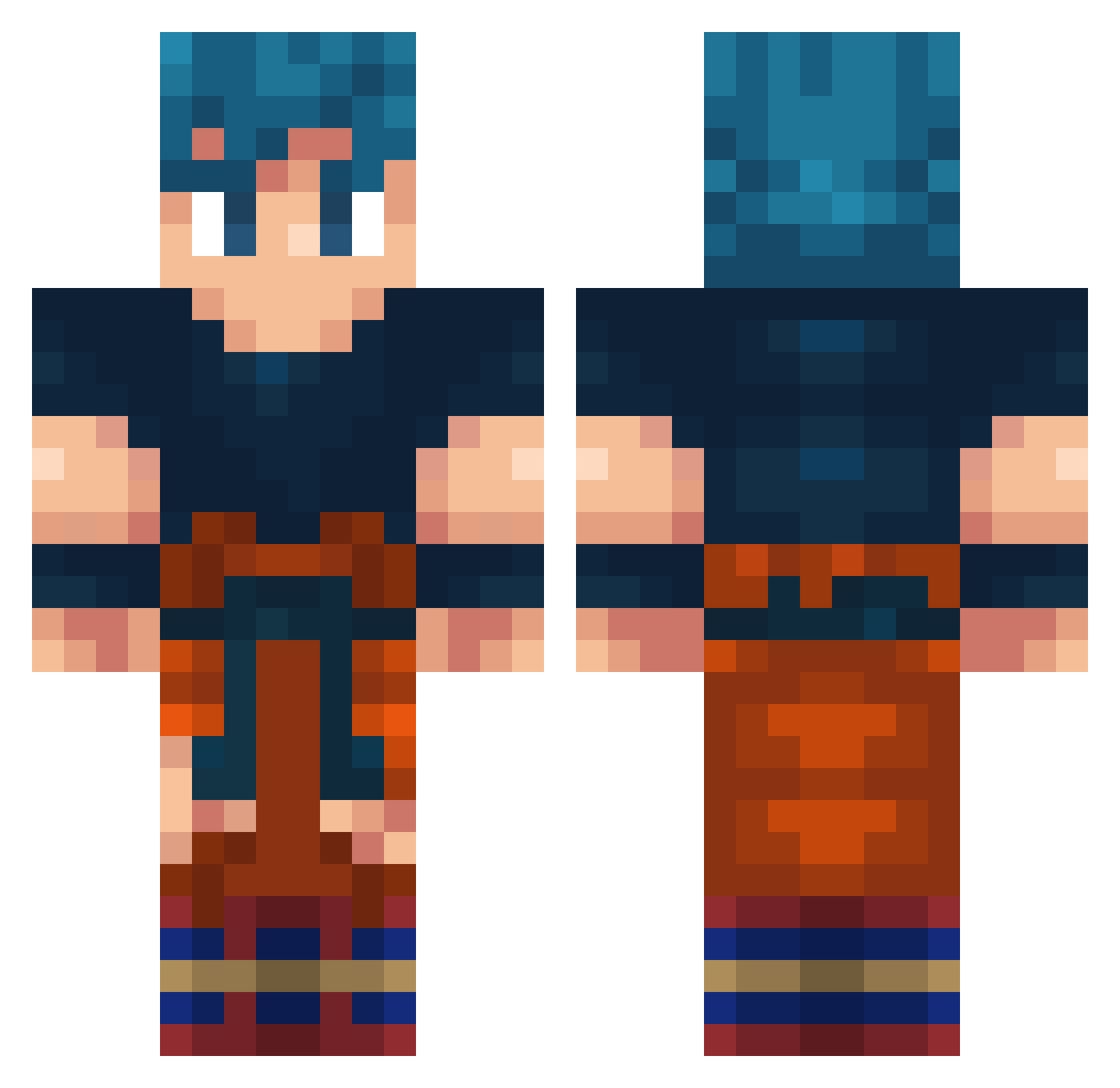 _Tylarzz Minecraft skin, front and back view