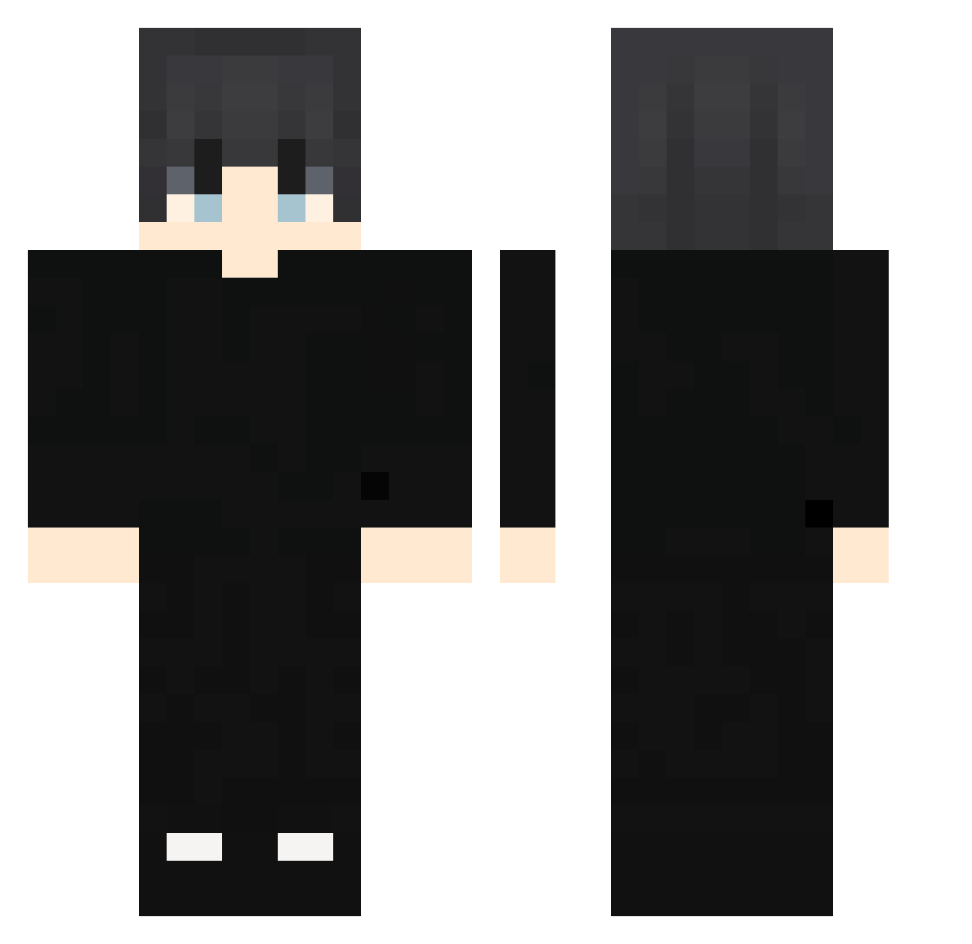 sooho_ Minecraft skin, front and back view