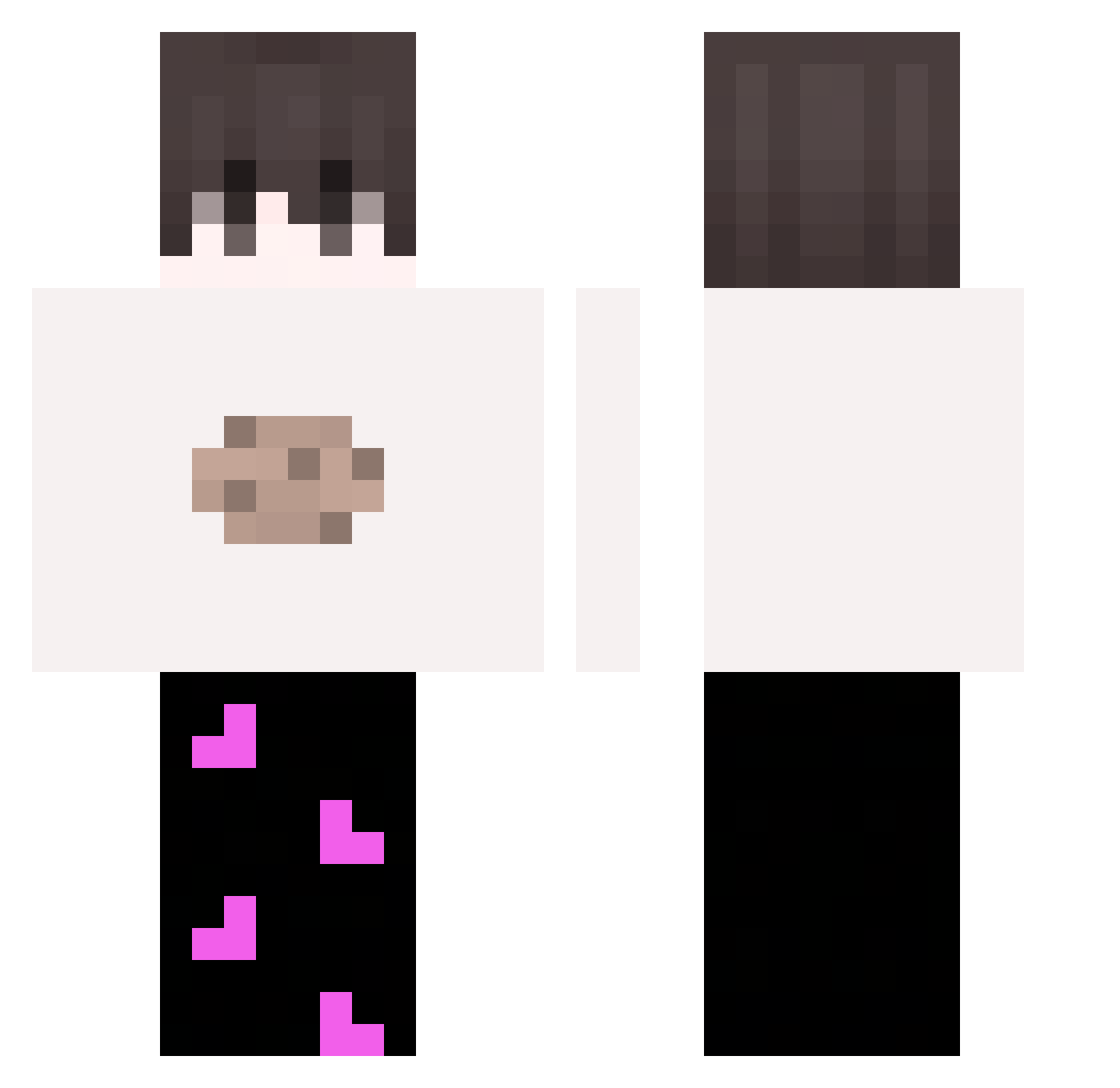 quagvinh Minecraft skin, front and back view
