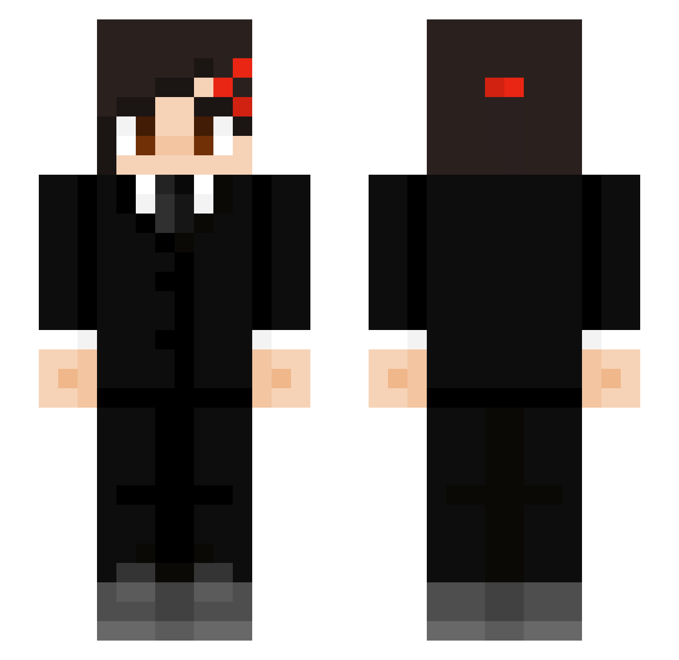 callisto_2728 Minecraft skin, front and back view
