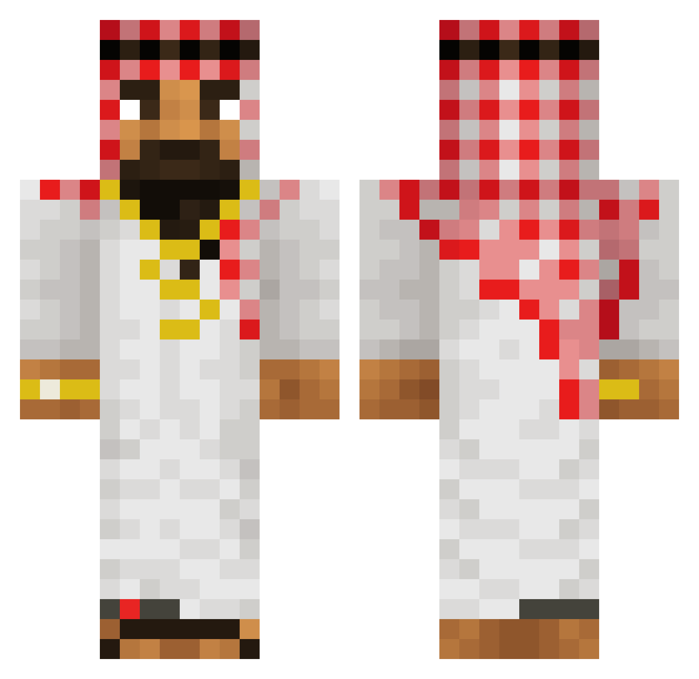 OCE_Lord Minecraft skin, front and back view