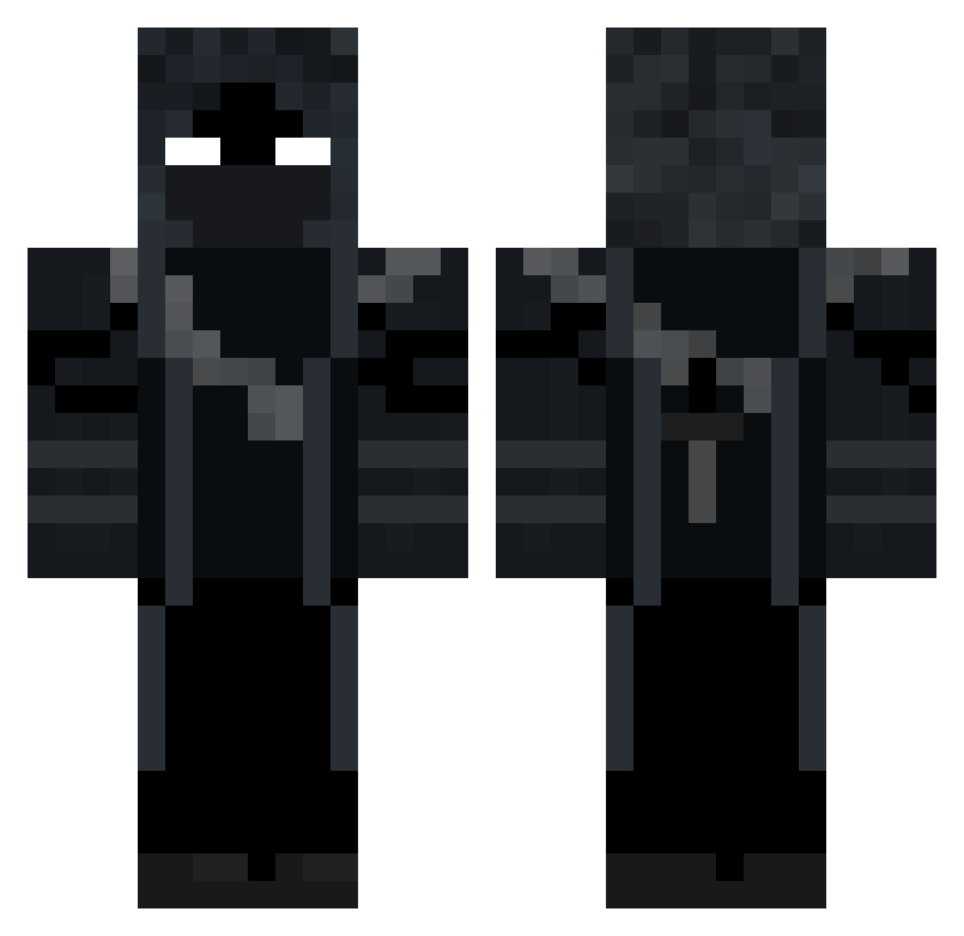 PheasantPuffin84 Minecraft skin, front and back view