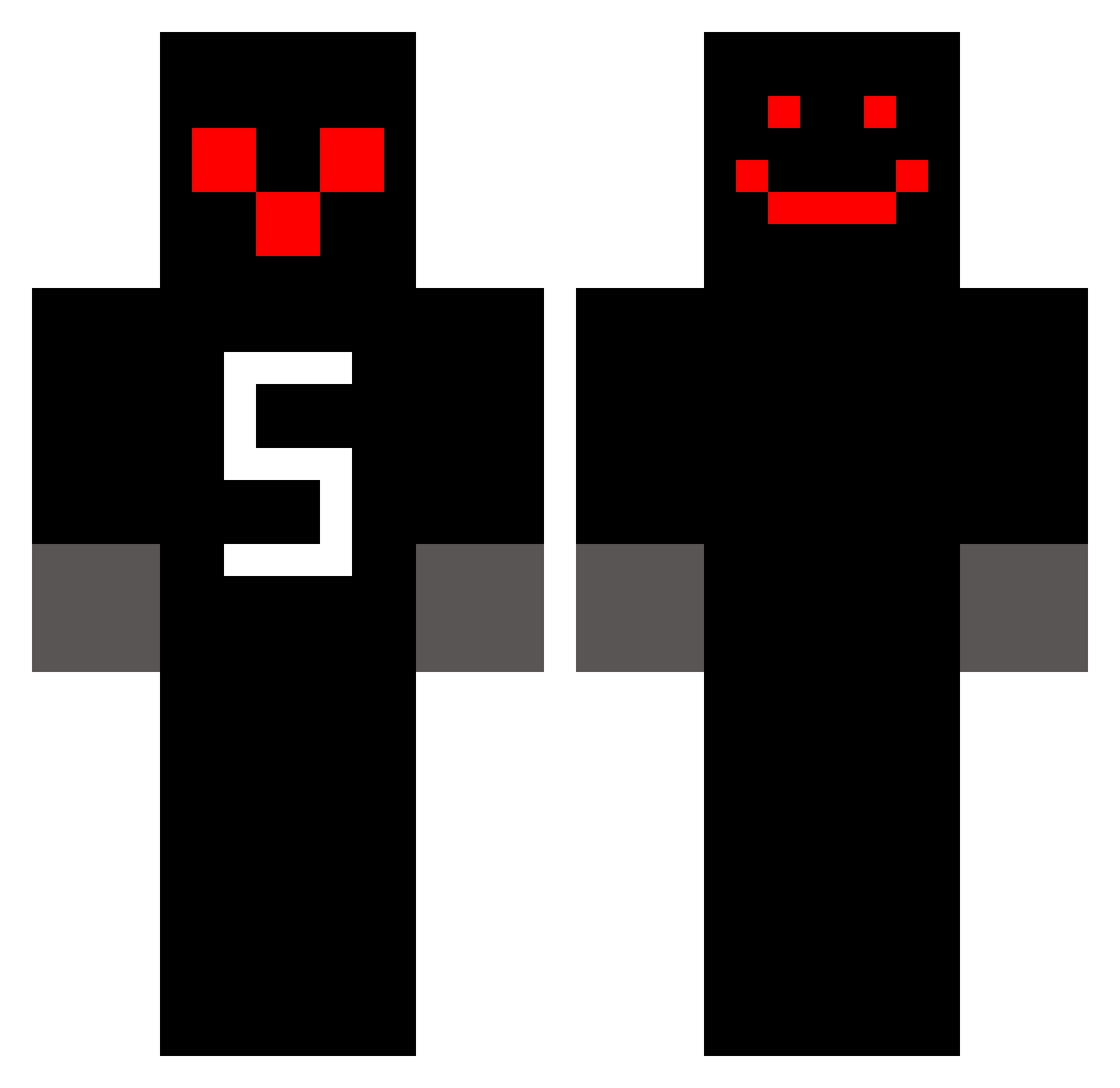 GREAT_MASTER07 Minecraft skin, front and back view