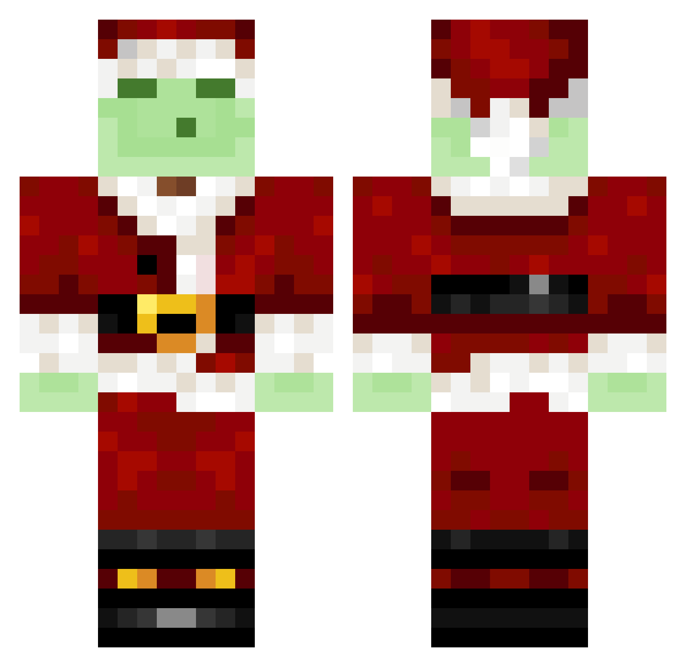 s1mmeer Minecraft skin, front and back view