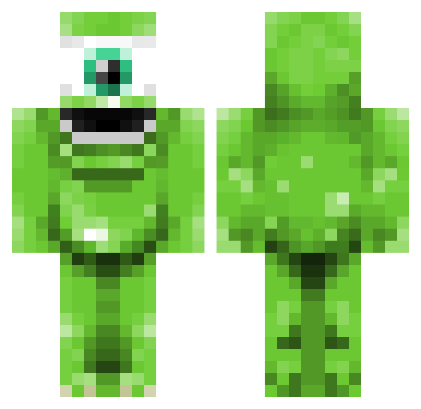 Ollie_Lynch Minecraft skin, front and back view