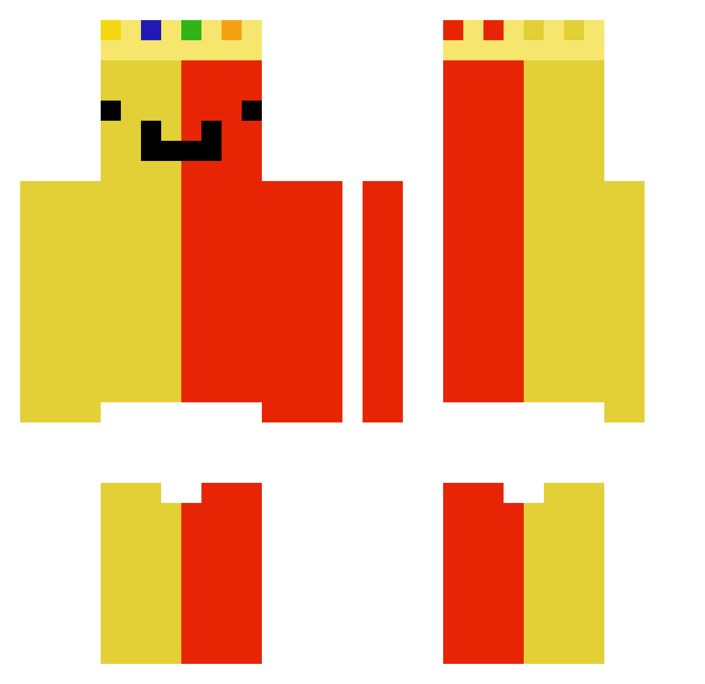 Str1ctly_tz Minecraft skin, front and back view