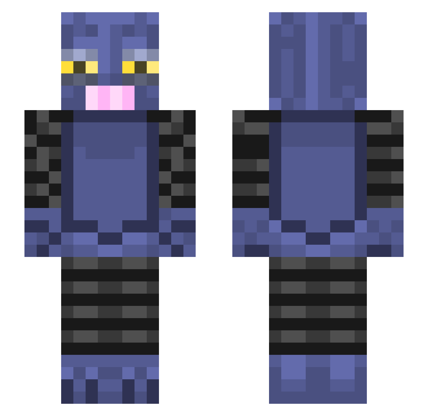 _C0balti_ Minecraft skin, front and back view