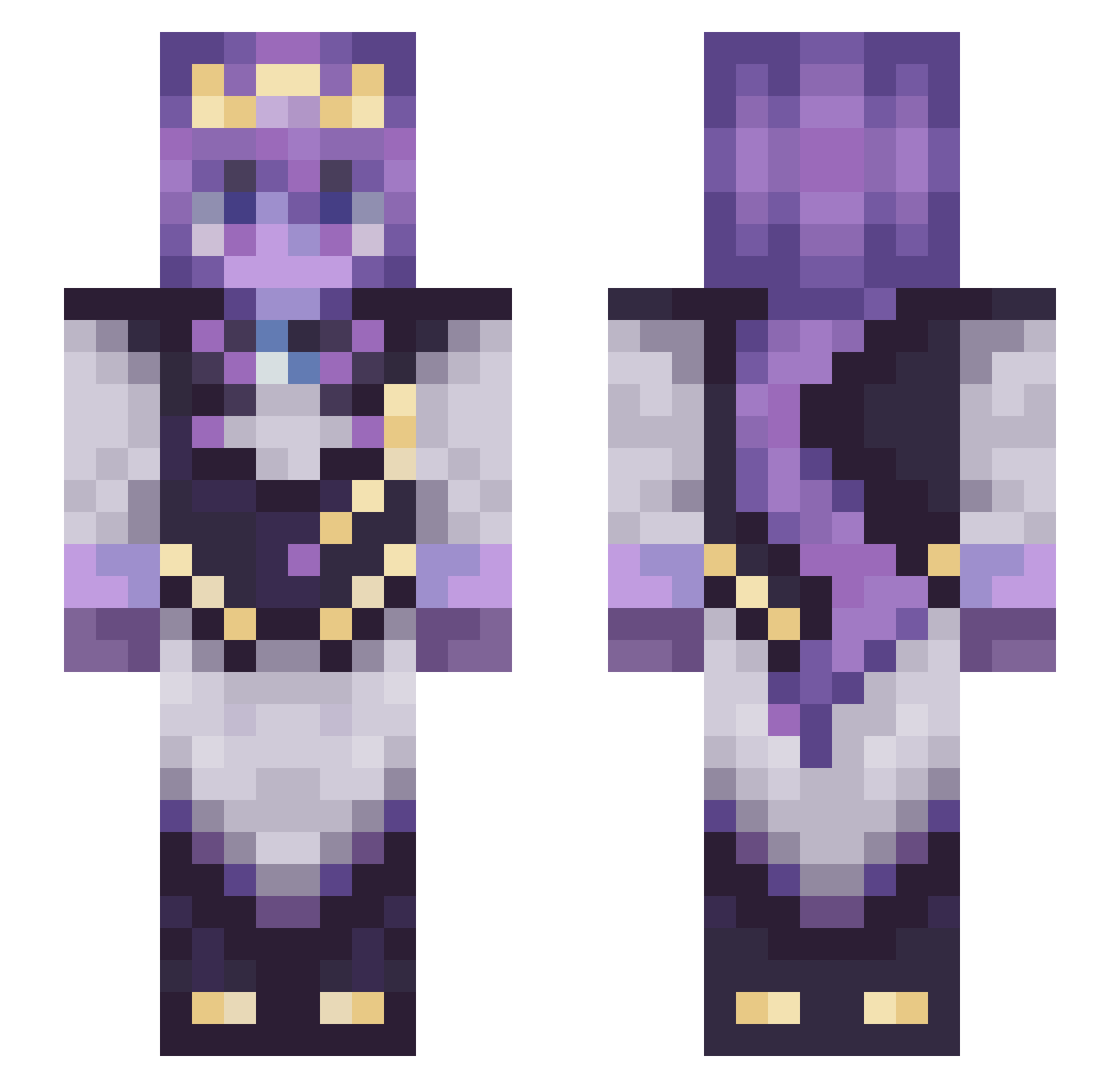 TroySmith3375 Minecraft skin, front and back view