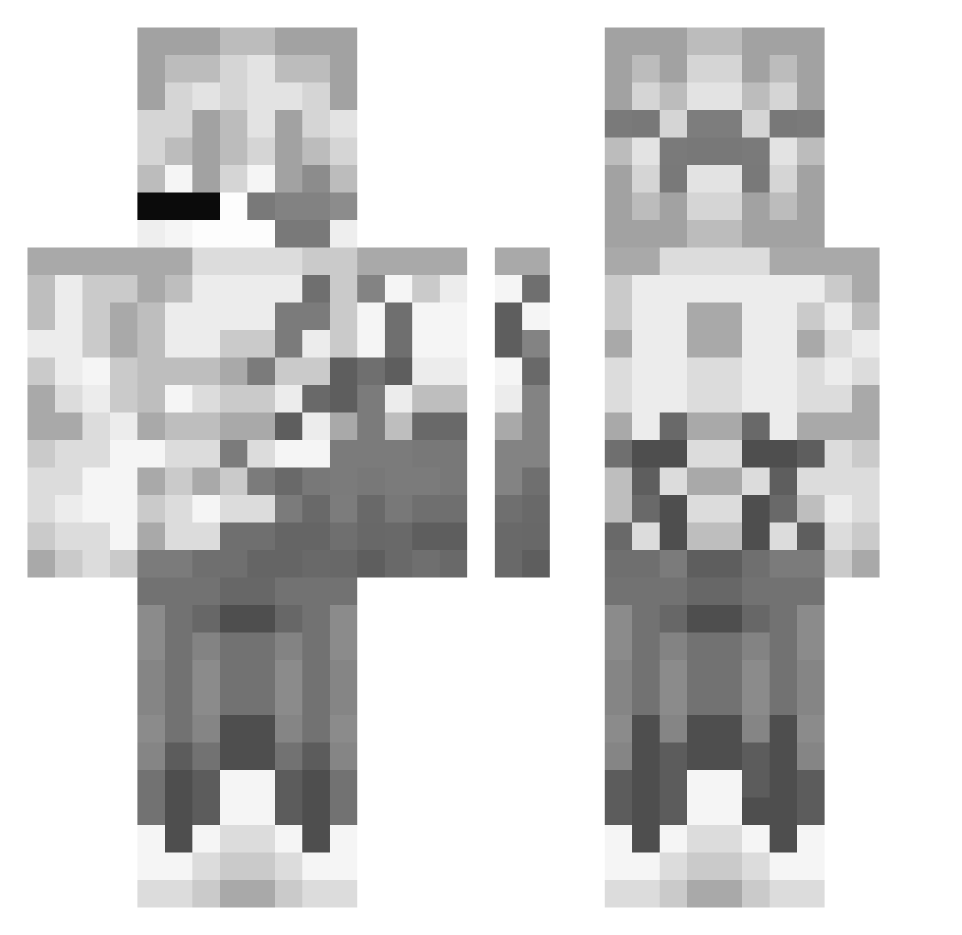 Dr_ChuaBao_VN Minecraft skin, front and back view