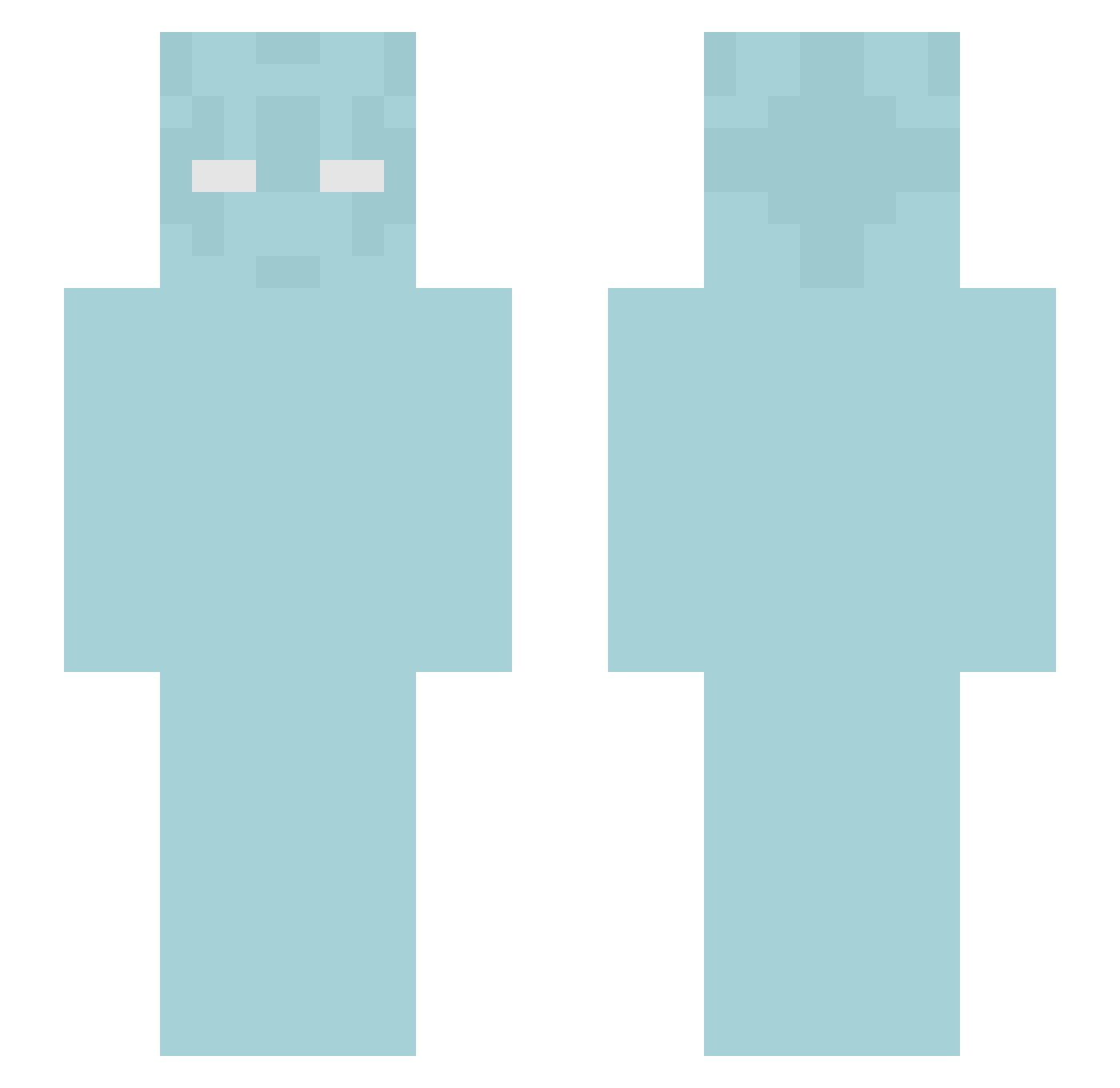 Spectra1_YT Minecraft skin, front and back view